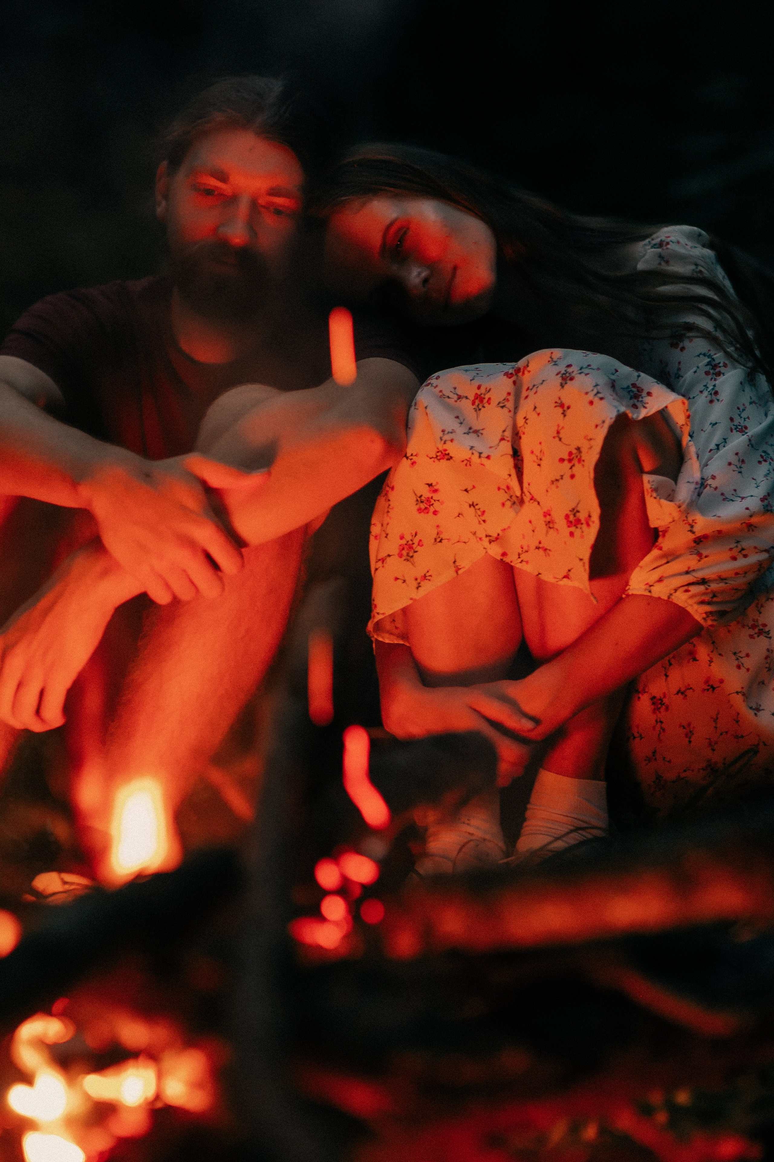 Атмосферная съемка Маши и Лёши в лесу наедине с природой. Свадебный и репортажный фотограф в Ярославле и Санкт-Петербурге Роман Микрюков