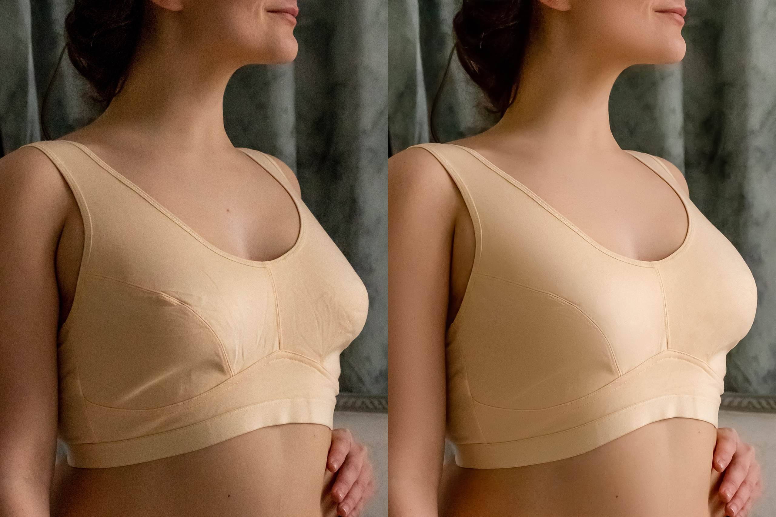 Деликатная обработка портретов для рекламы нижнего белья | Студия SVITHART