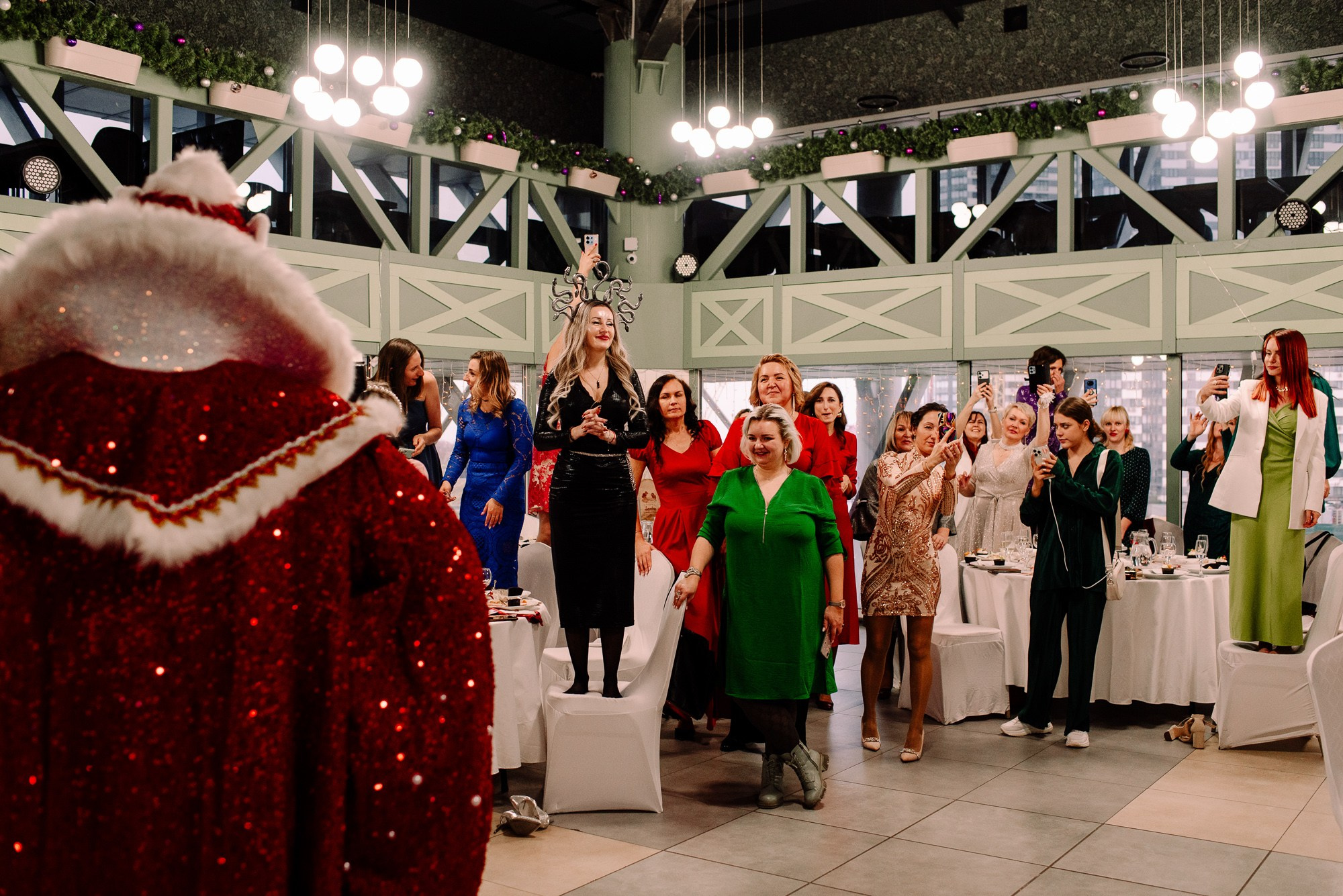 Новогодний завтрак в платьях. Семейный и свадебный фотограф в Рязани Лиза Голованова