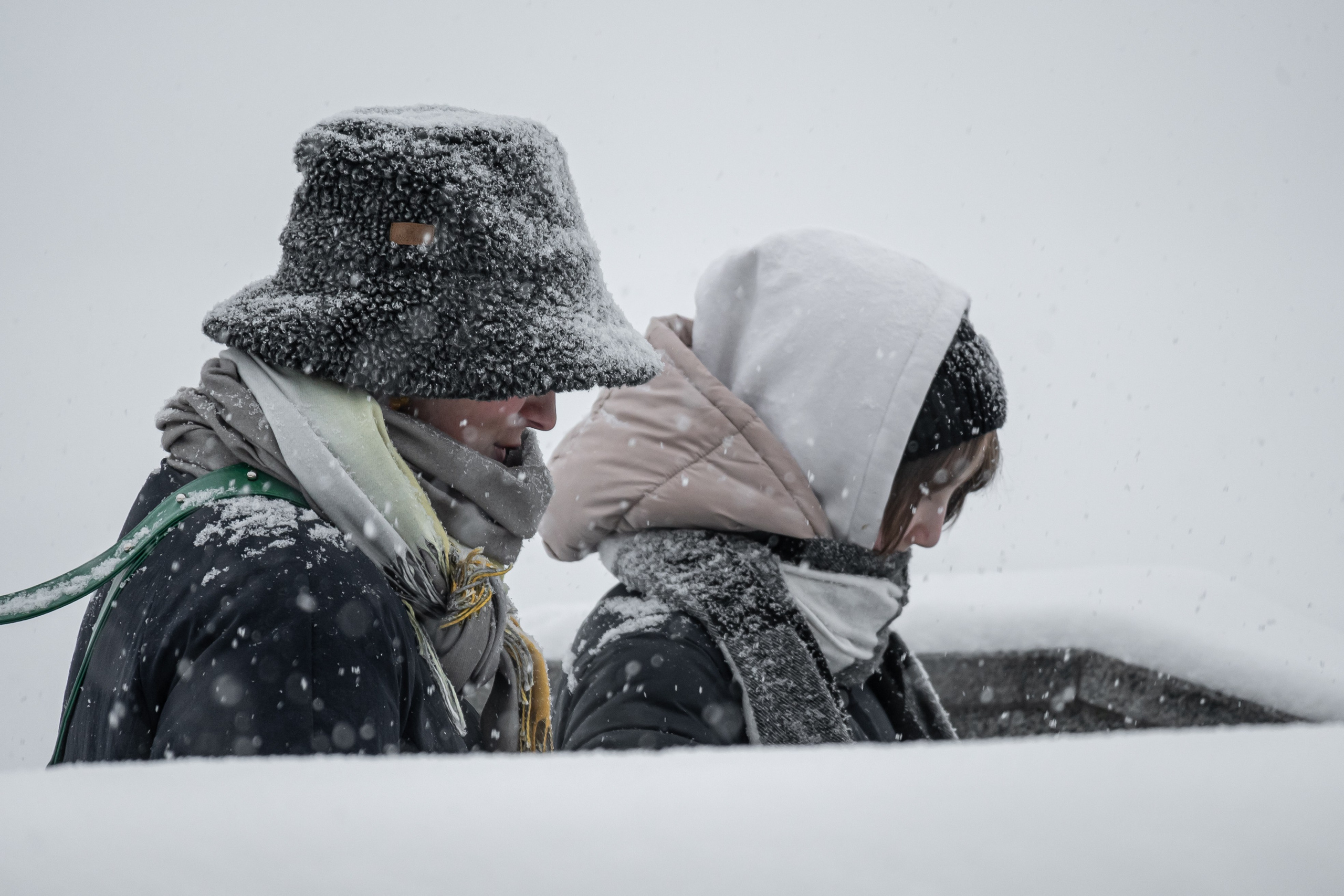Снегопад. Репортажный фотограф