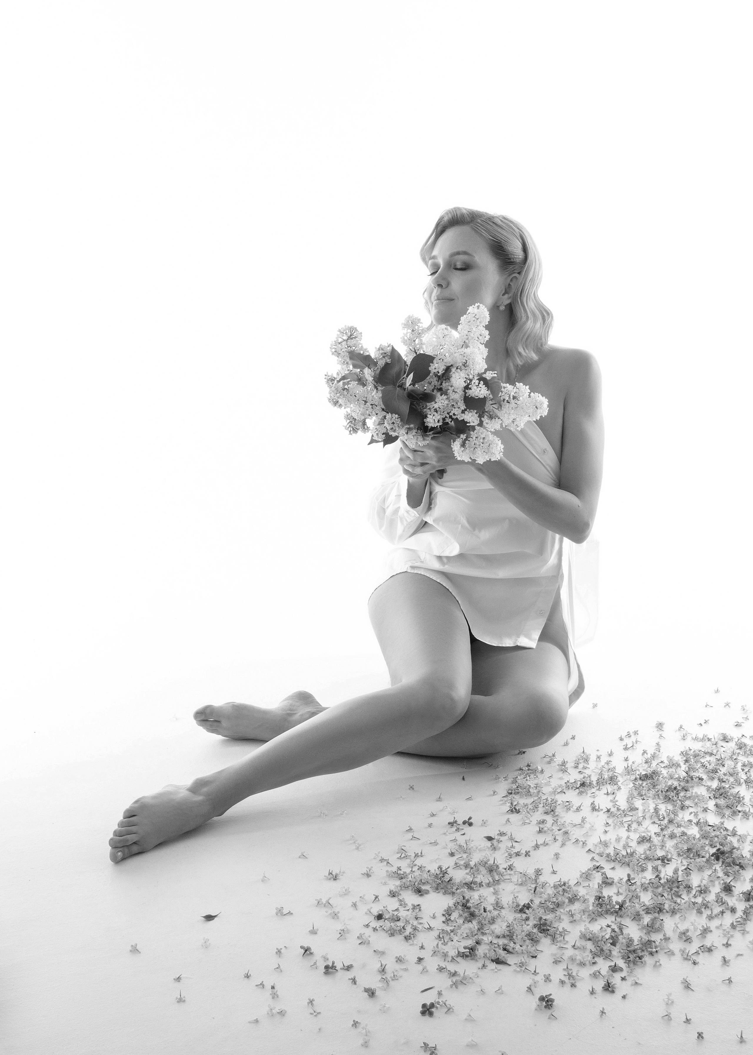 Надежда и сирень. Фотограф беременности в Екатеринбурге Илона Филатьева