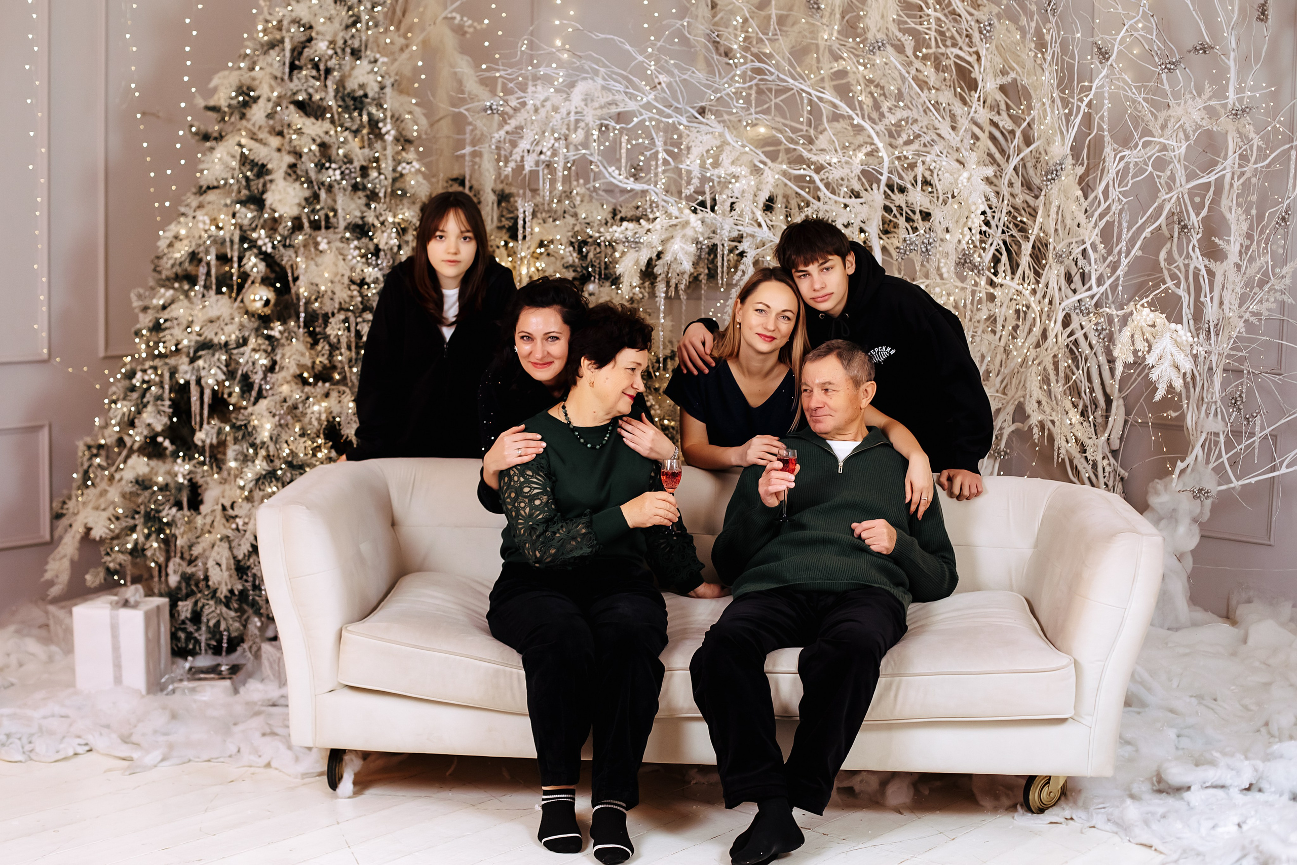 Новогодняя фотосессия семьи. Свадебный и семейный фотограф/видеограф в Краснодаре Наталья Осинская
