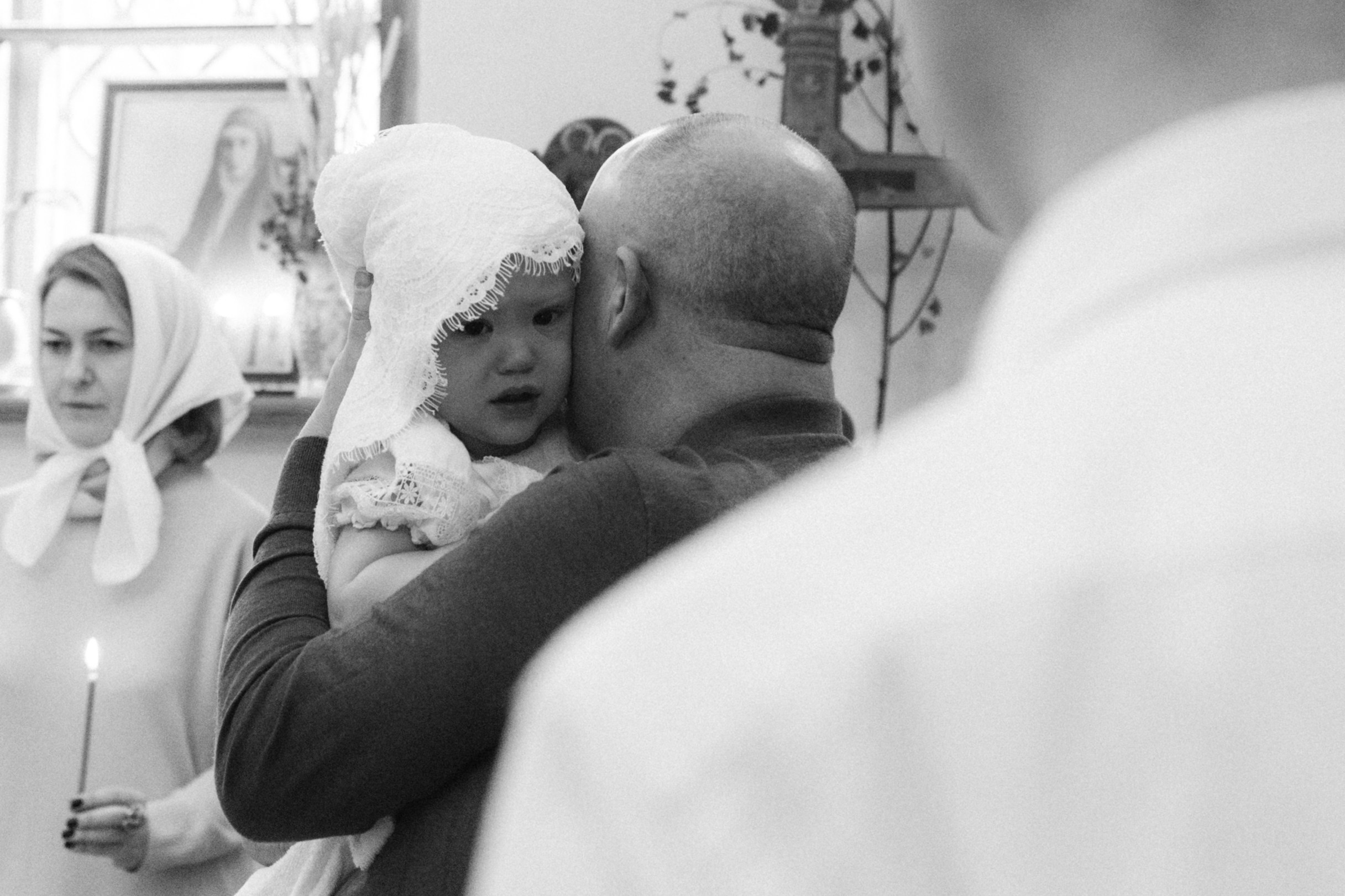 Крещение Надежды. Семейный фотограф Москва Наталия Осьмакова