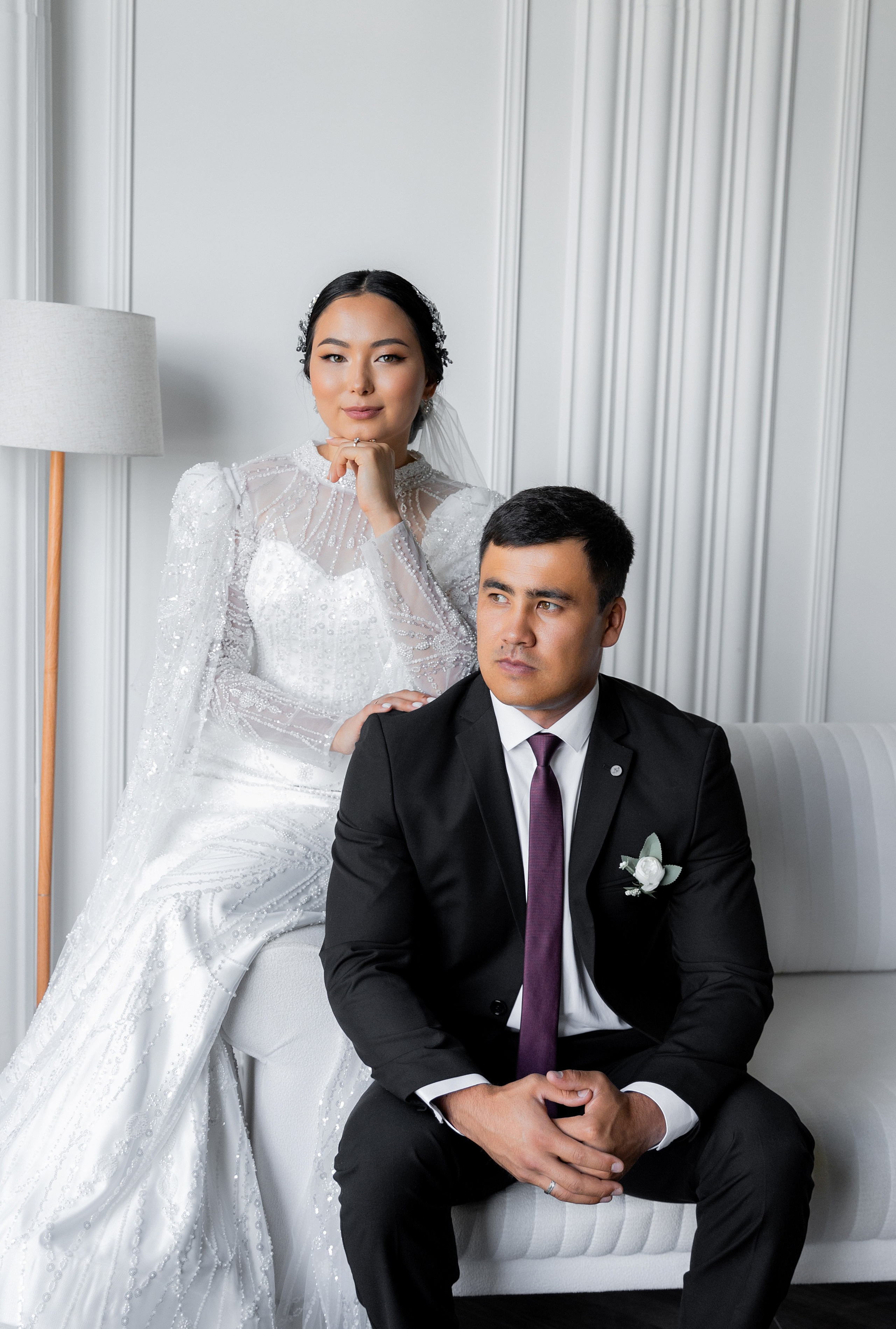 Фотосессия Аскара и Ажар с друзьями