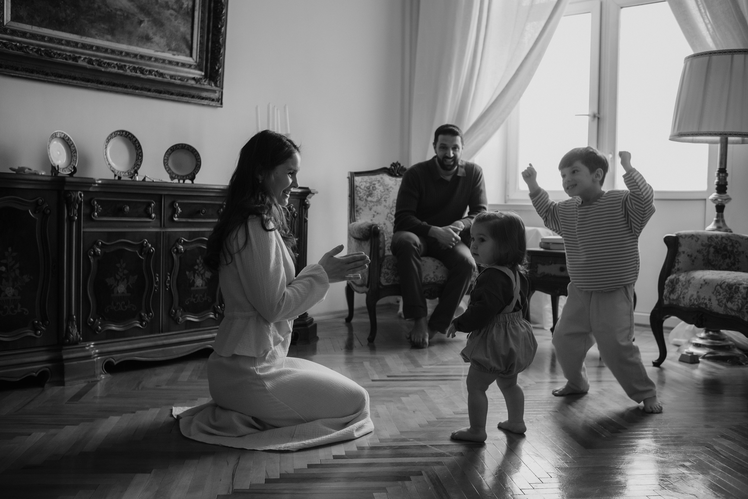 Семейные фотосессии дома и в студии. Семейный и детский фотограф в Москве Александра Михайлечко