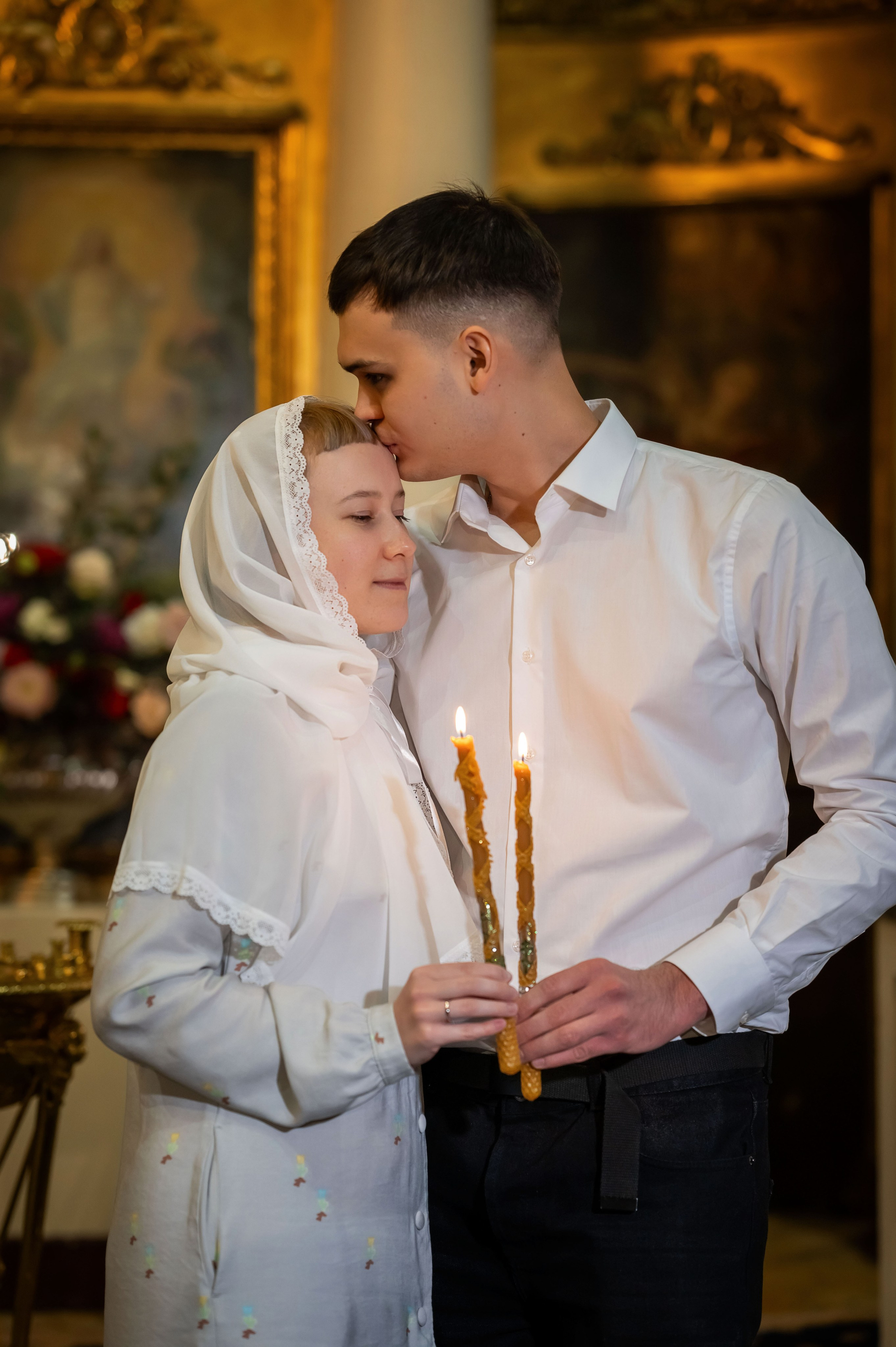 Венчание в храме Всех скорбящих радость. Семейный фотограф в г. Воскресенск Наталия Молева