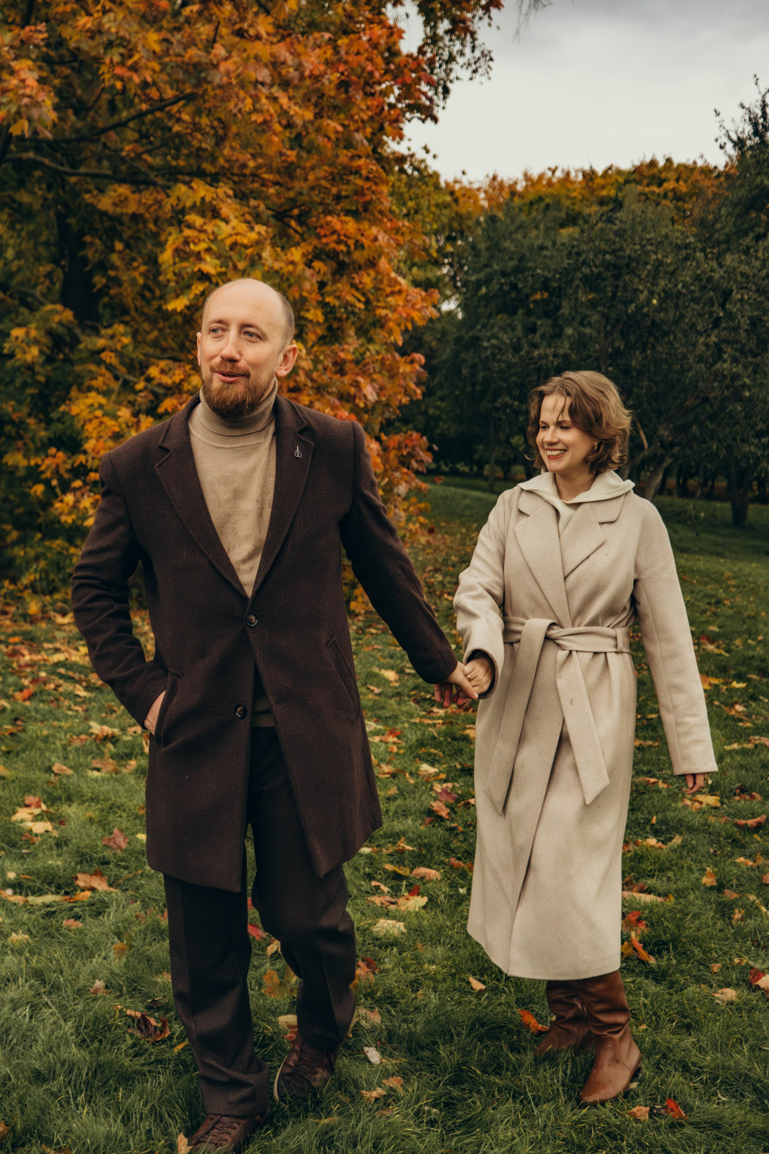 Осенняя семейная съемка в парке Царицыно. Фотограф Москва Валерия Веденина