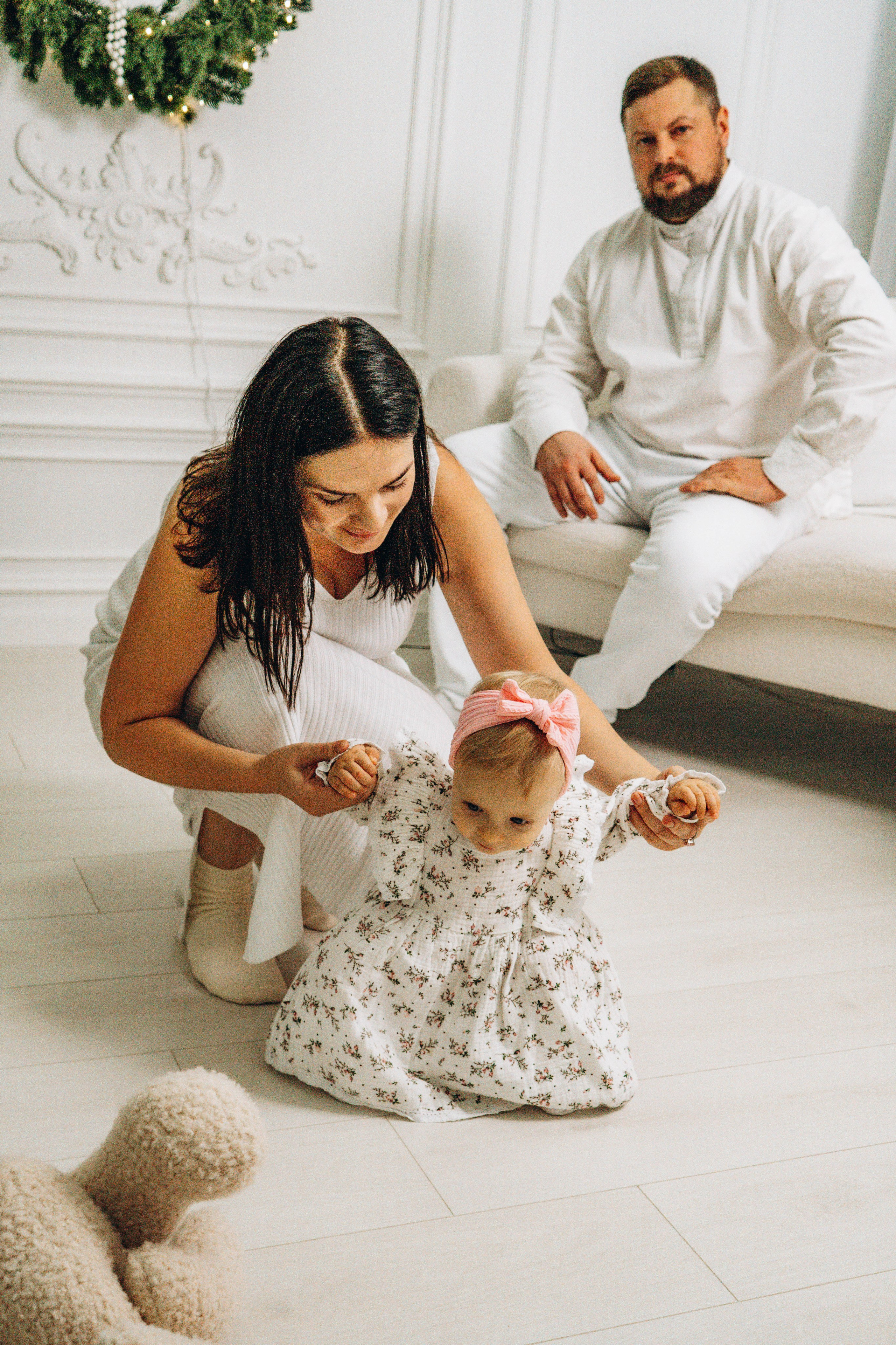 Съемка на годик малышки. Студия «LuLu». Фотограф Москва Валерия Веденина