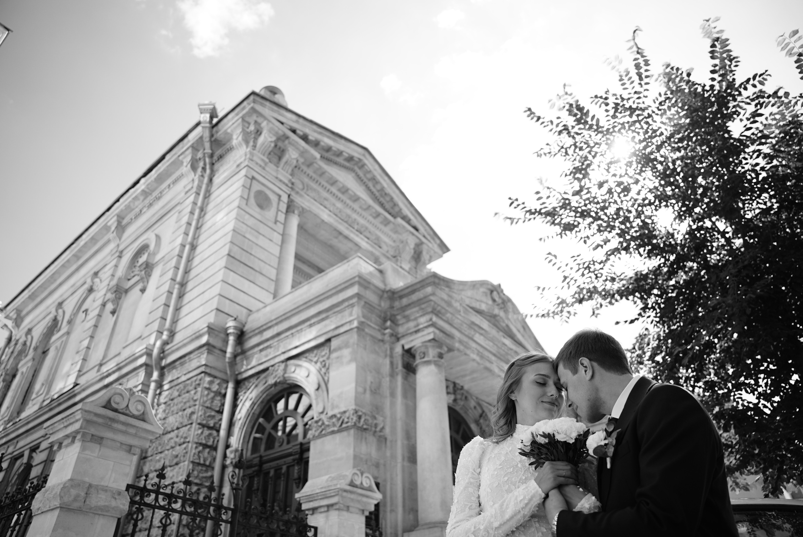 Андрей и Алина чб. Свадебный фотограф в Самаре Анна Ковалева