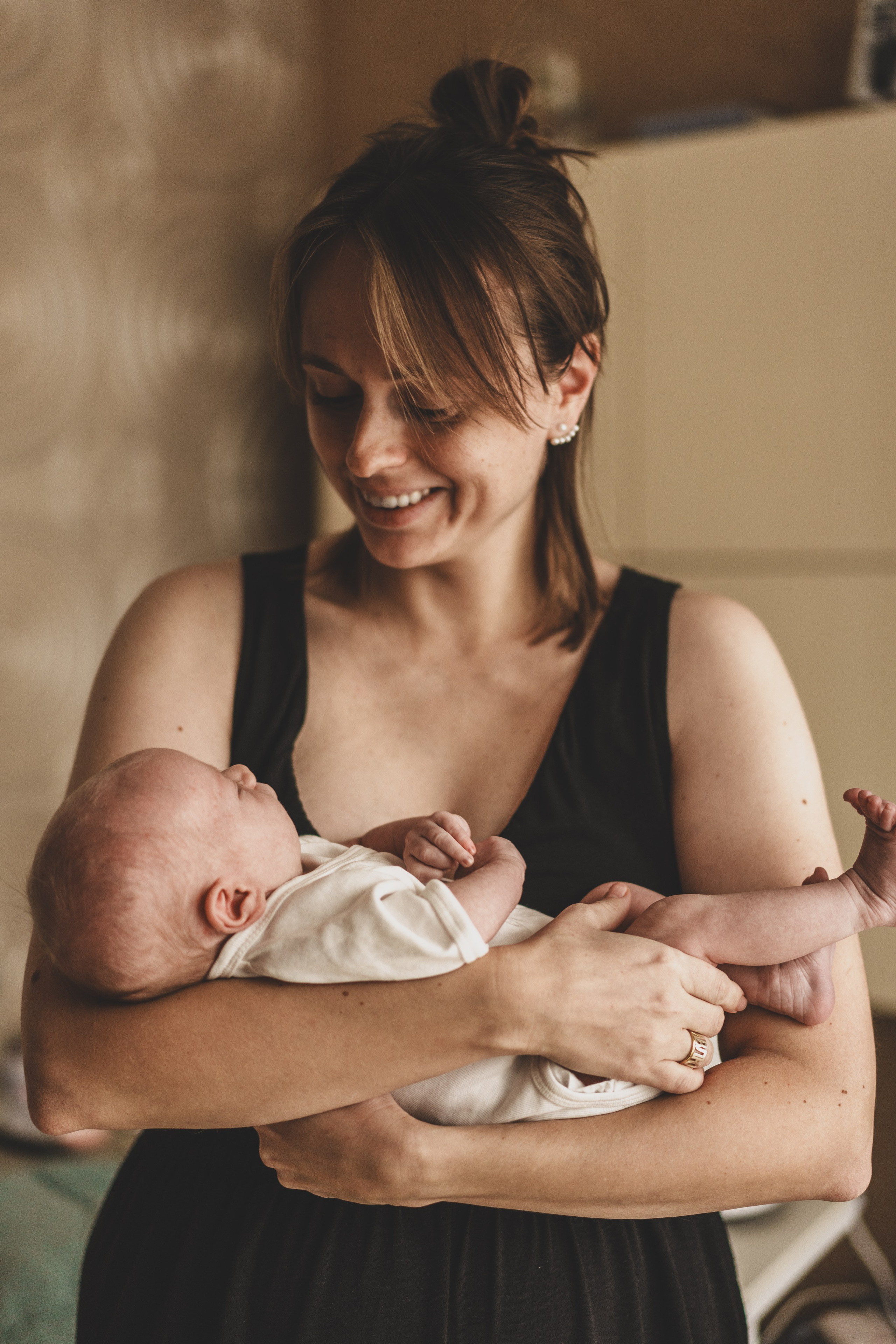 Малютка Аглая с родителями. Семейный и детский фотограф и видеограф в Москве, Серпухове и Тарусе Валерия Сорокина