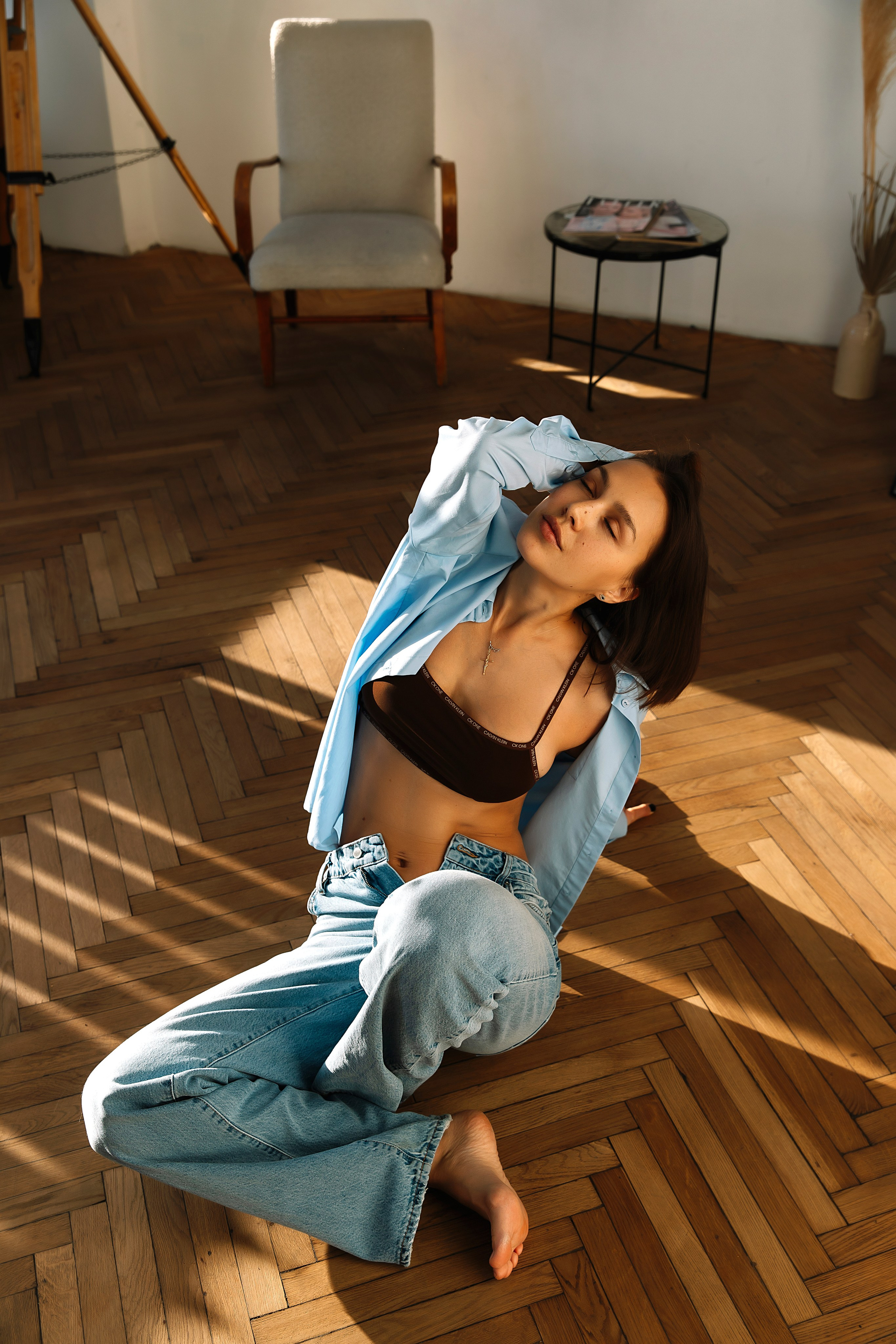 Даша в студии. Фотограф Москва Мария Захарова