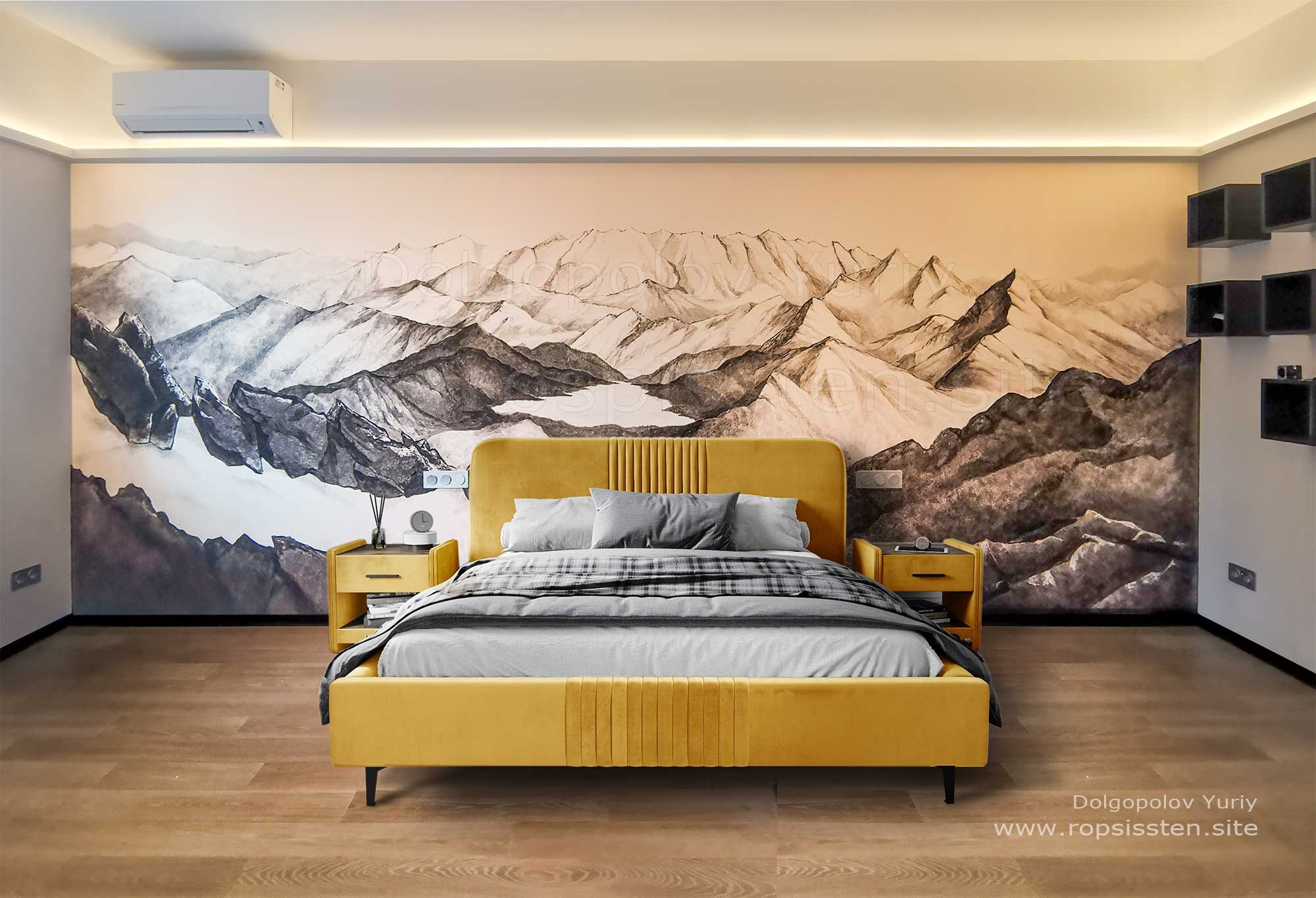 Еще немного росписи стен