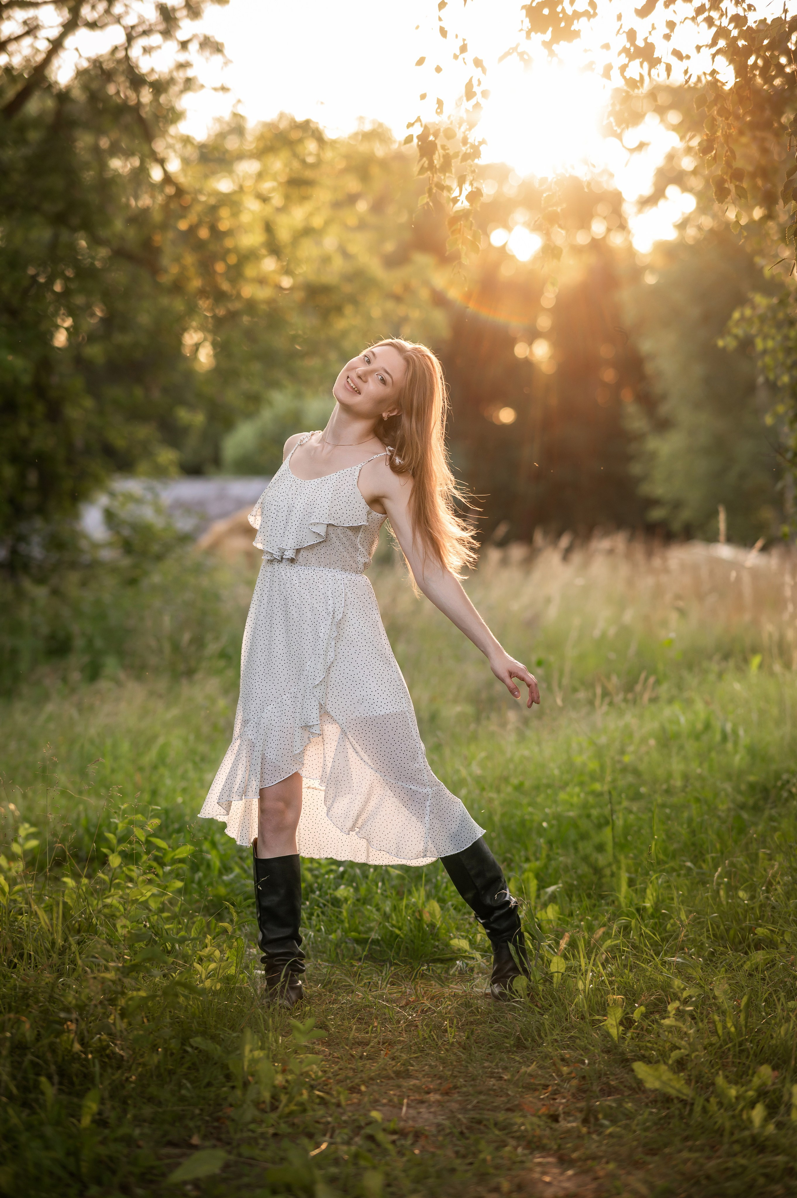 Анастасия в кинодеревне (Горки Ленинские)