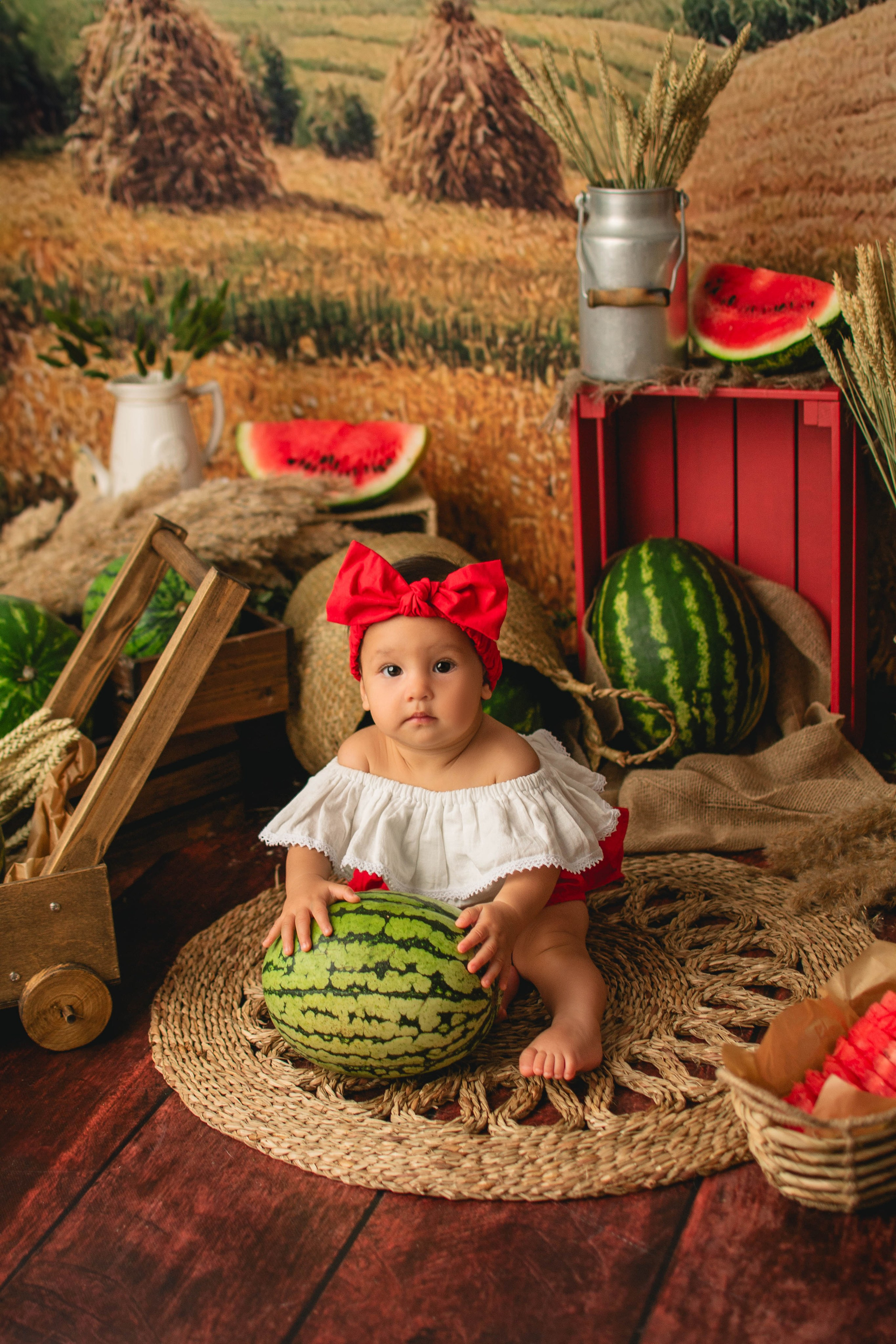 Арбузный 2024. Фотограф новорождённых в Санкт-Петербурге Наталья Булгакова