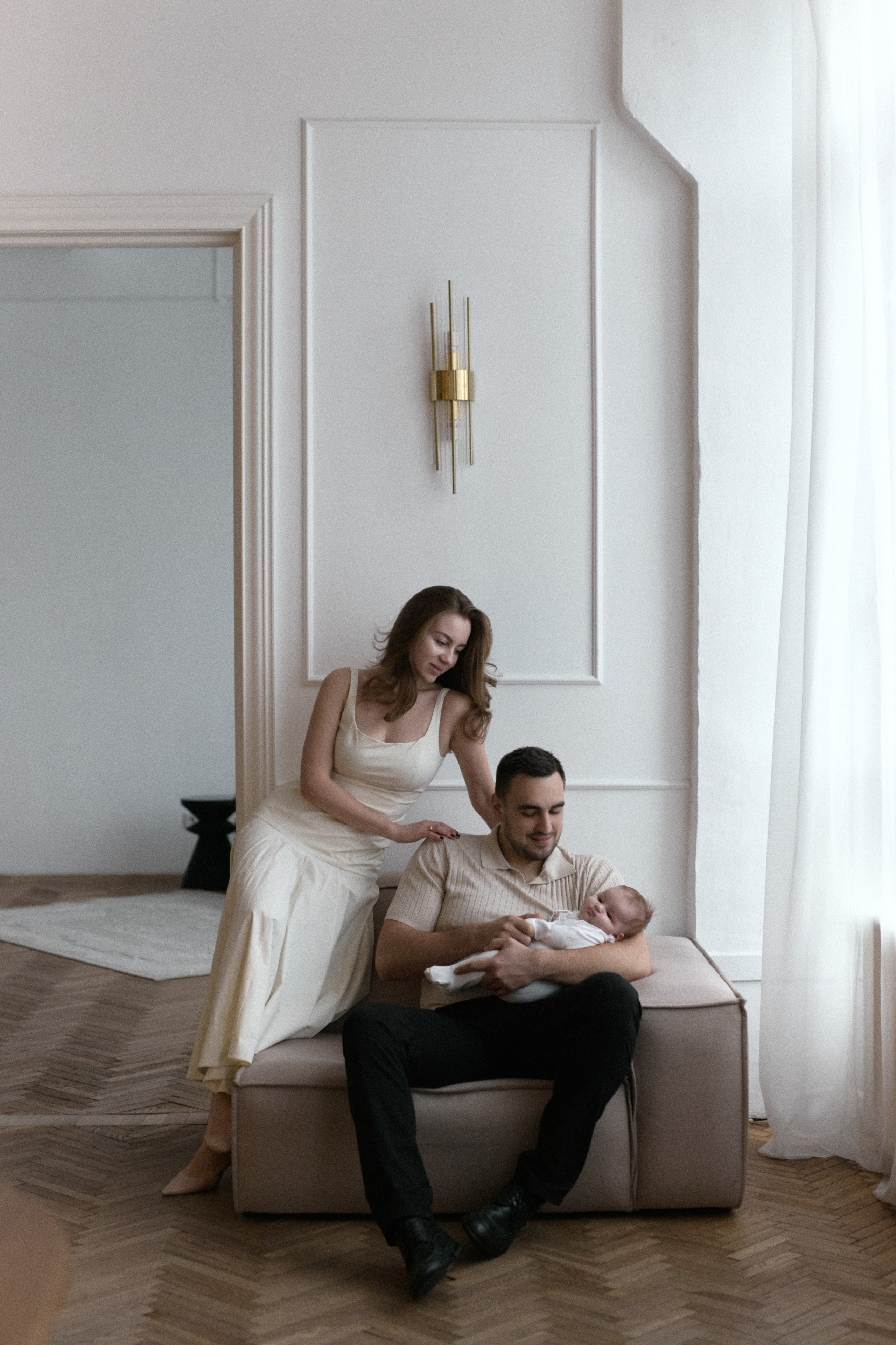 Олег + Настя + София. Семейный и детский фотограф Юлия Шох