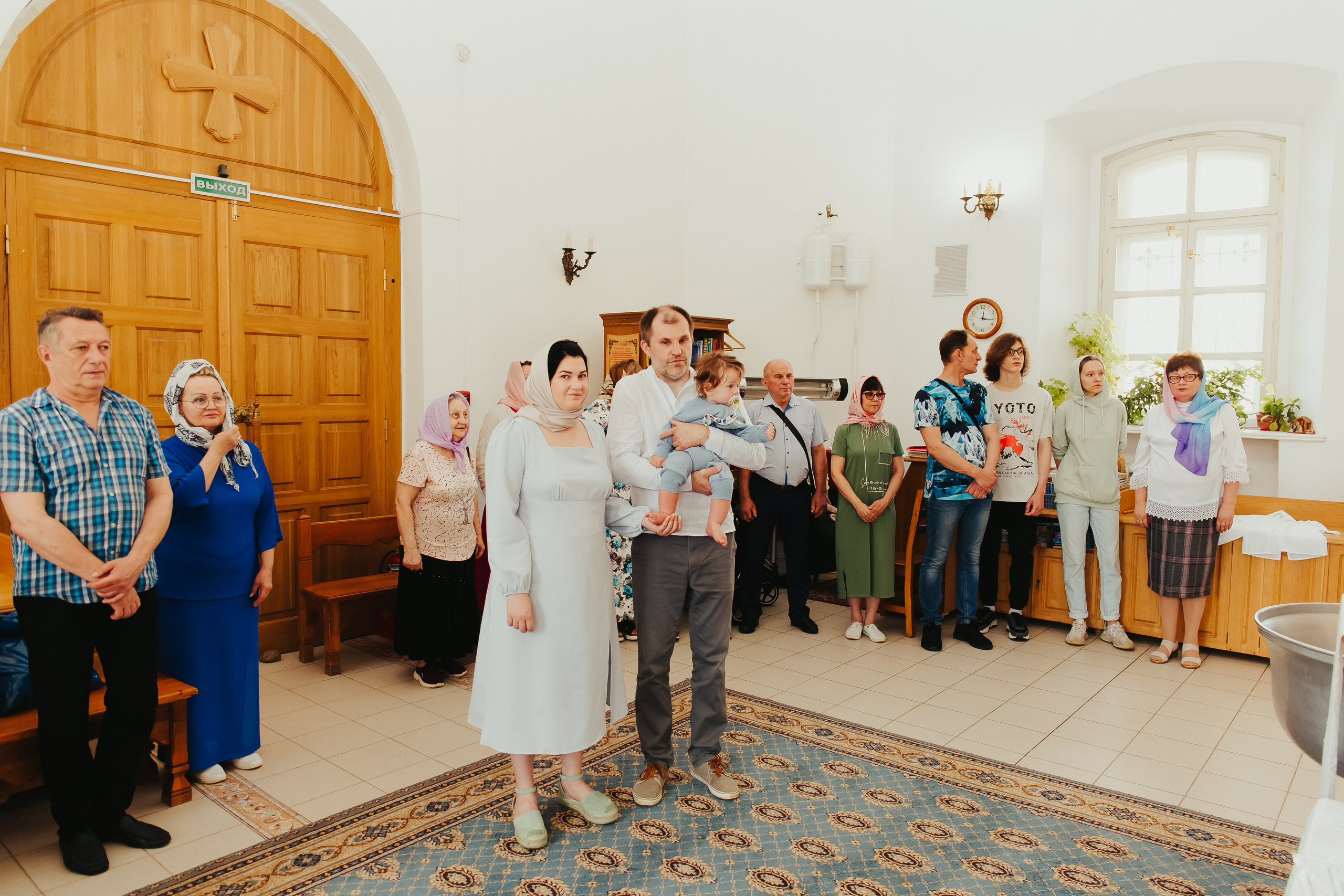 Фотосъемка Крещения ребенка. Фотограф новорожденных и детский в Сергиевом Посаде Кругликова Юлия