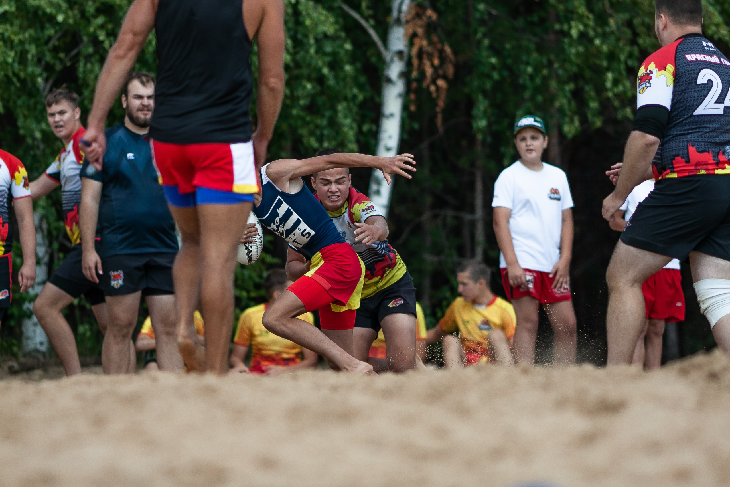 «Кубок «Молота» по пляжному Регби. Фотография