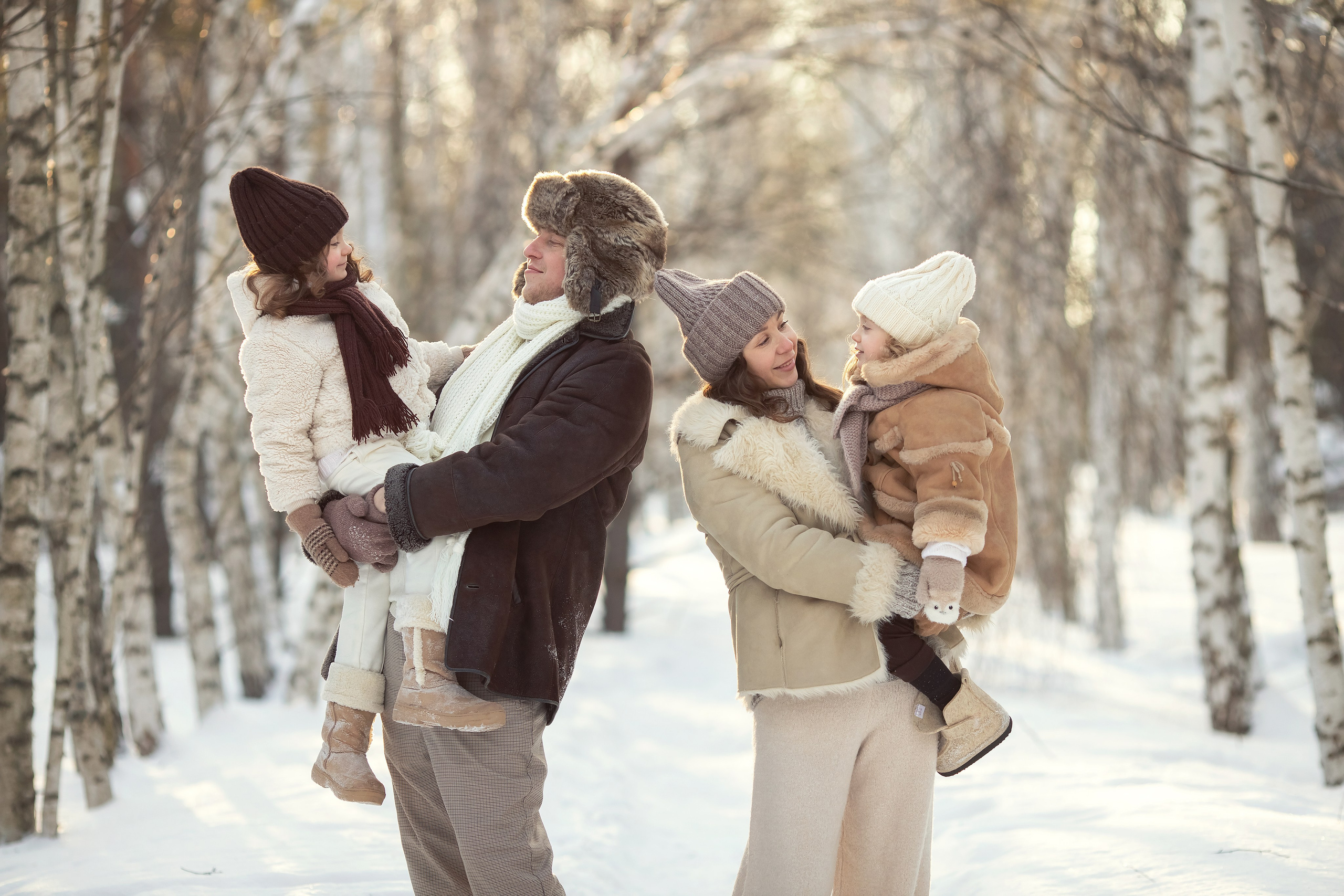 Воркшоп «В зимнем лесу». Семейный и детский фотограф в Саратове Полина Коткина