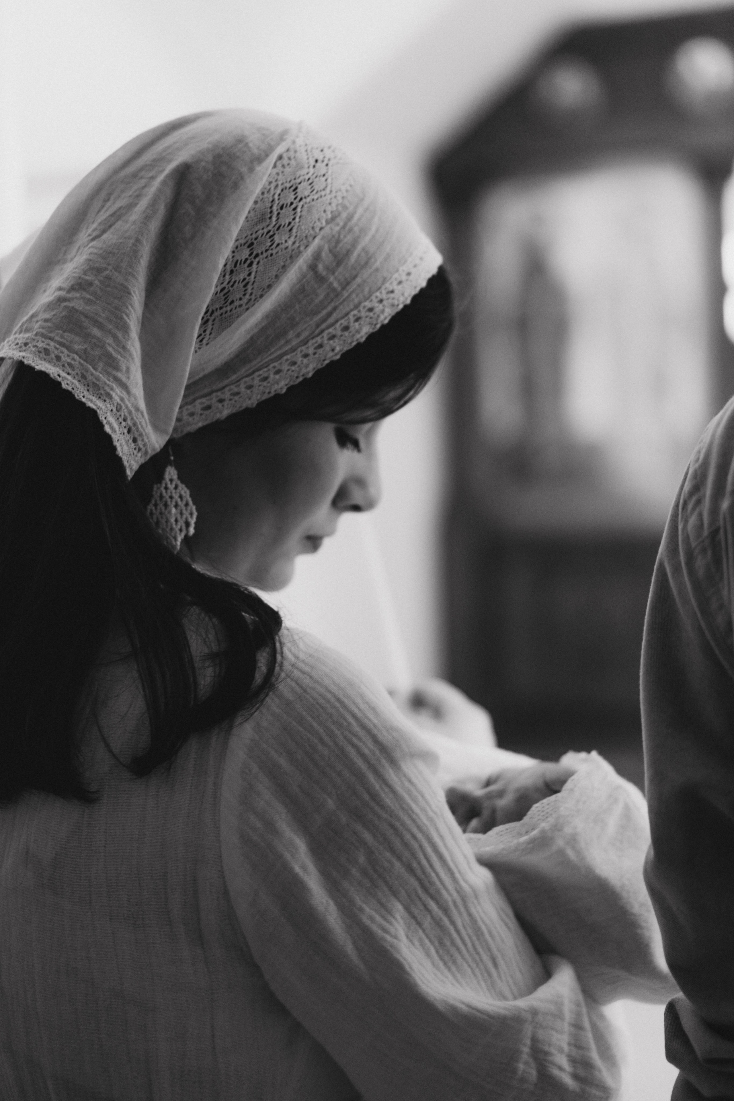 Крещение Миропии Лихов переулок ПСТГУ. Фотограф Москва Валерия Веденина