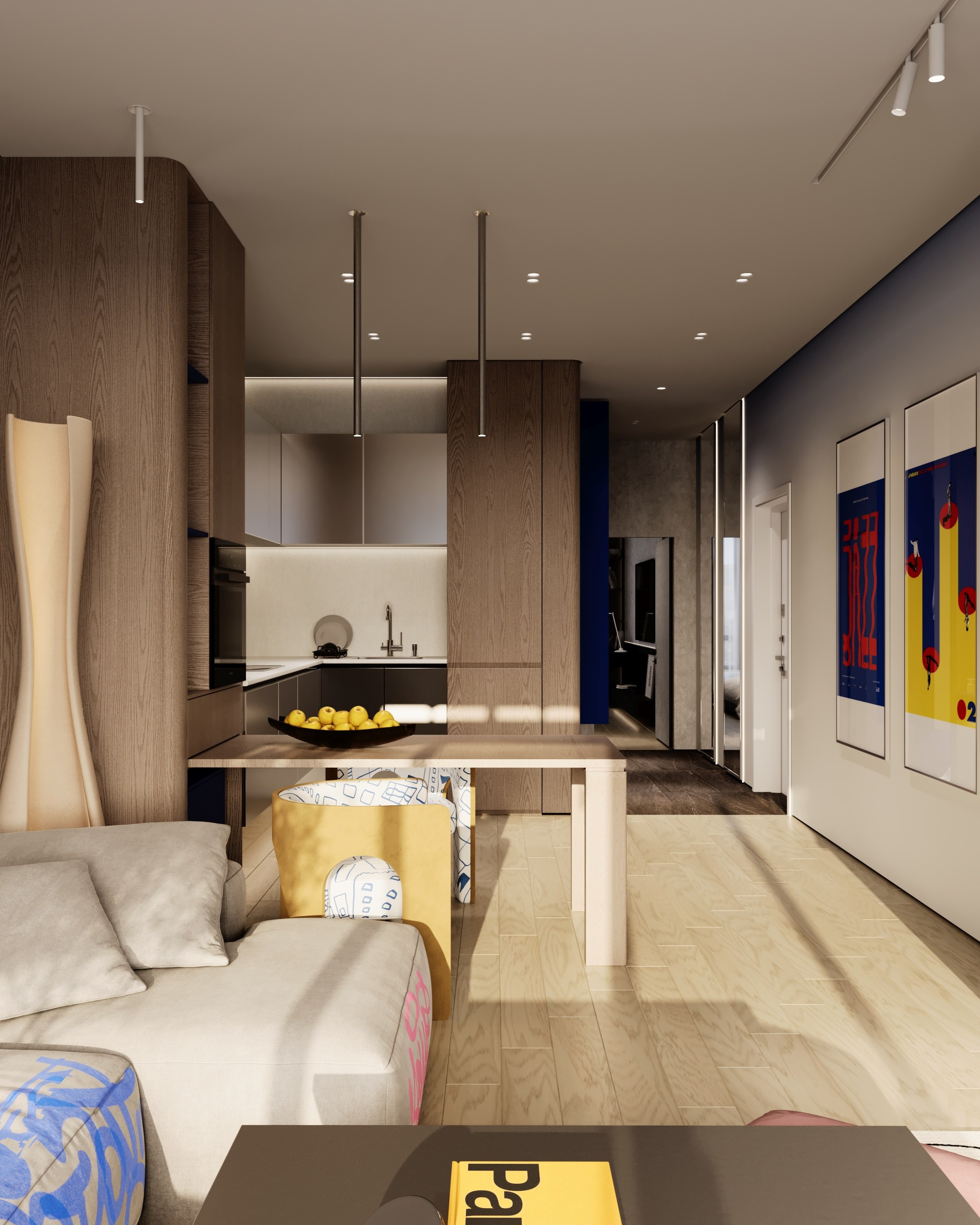 ЖК «Verona Remizovka», 60 м². Room Design Studio