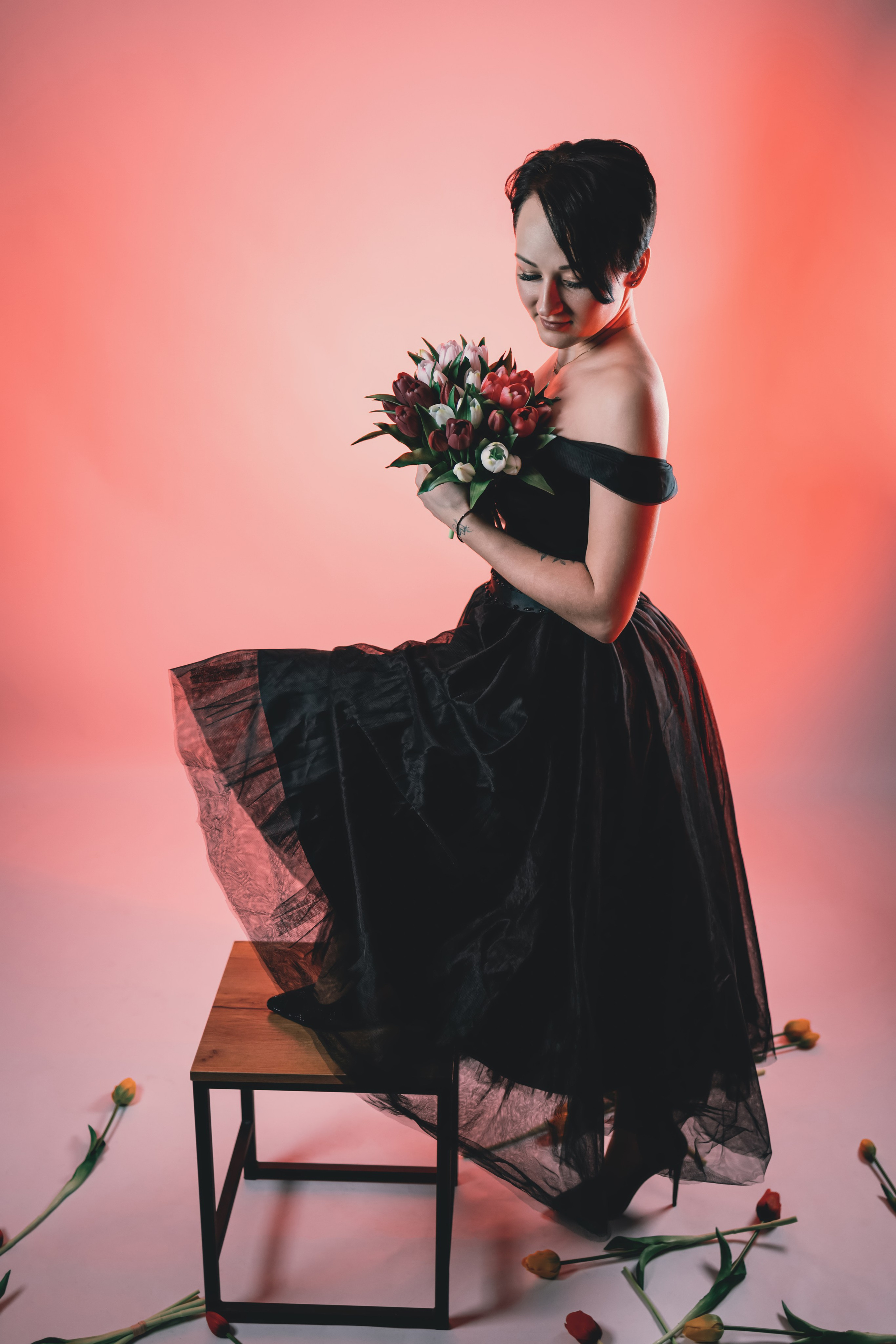 С тюльпанами. Свадебный и семейный фотограф в Рязани Датская Ксения