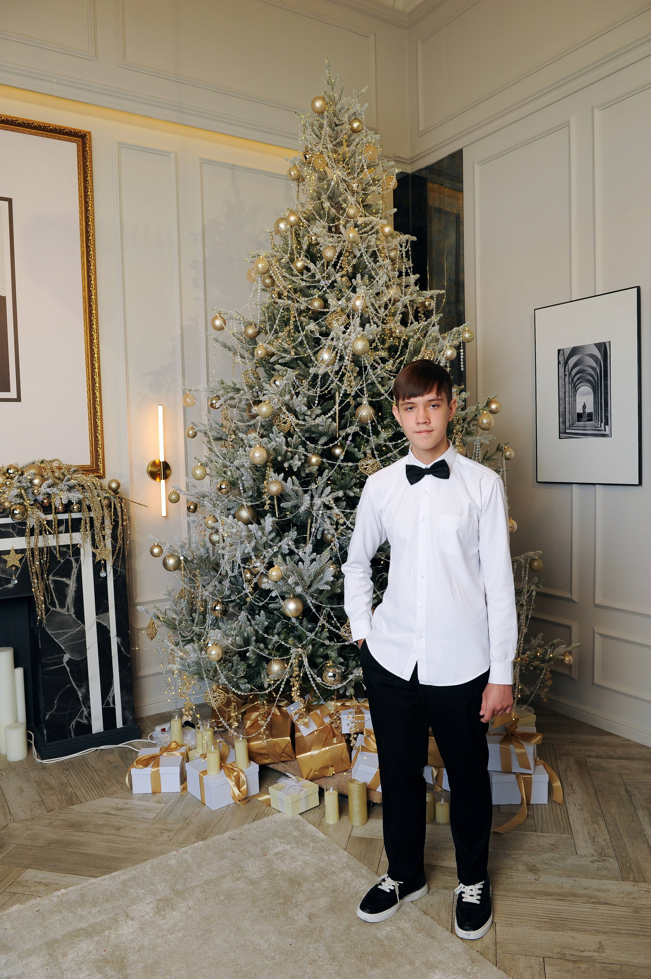 Школьная новогодняя фотосессия. Фотограф, визажист. Москва