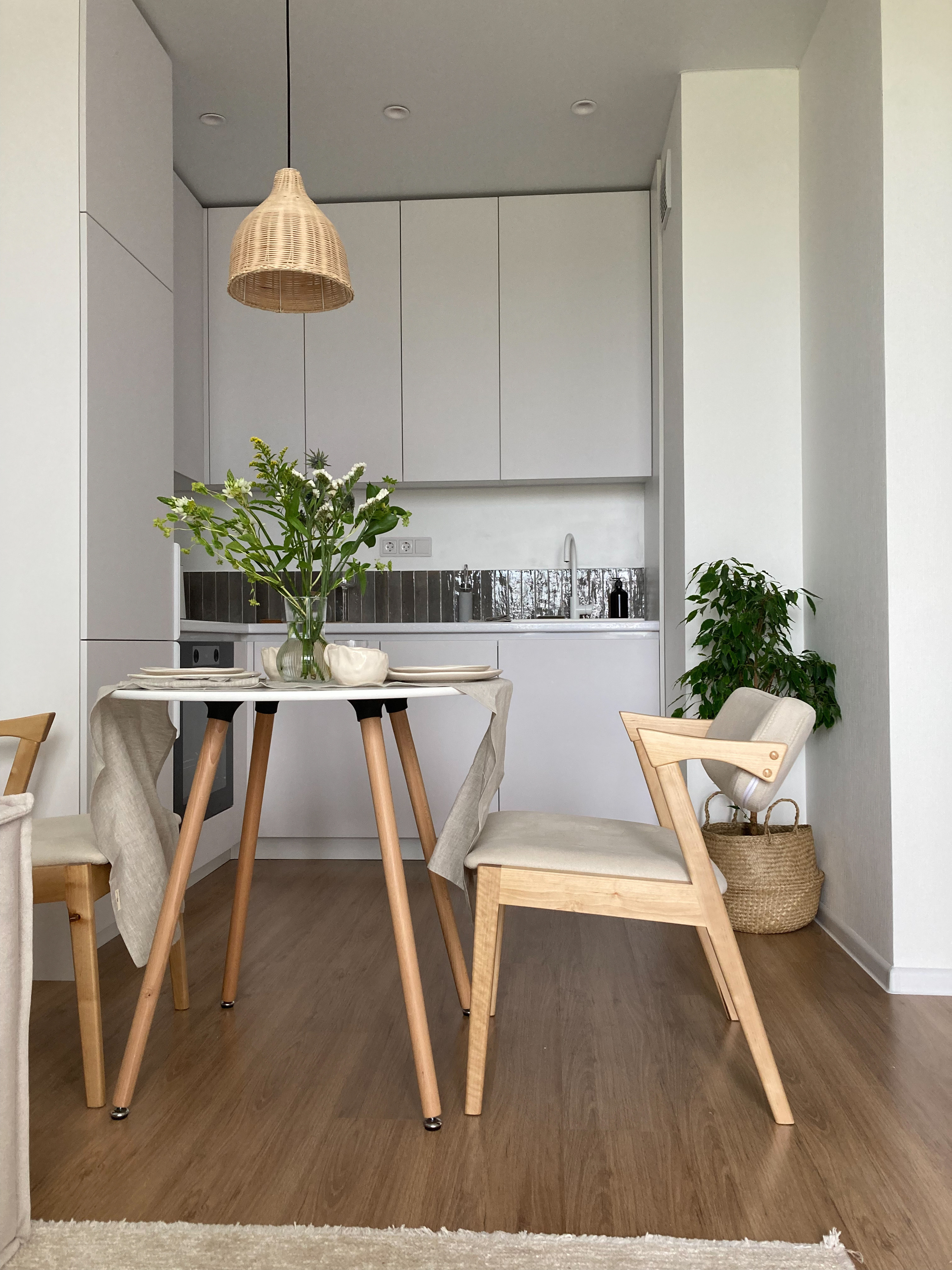 Реализация интерьера в стиле джапанди. Lina architector | Дизайн интерьера