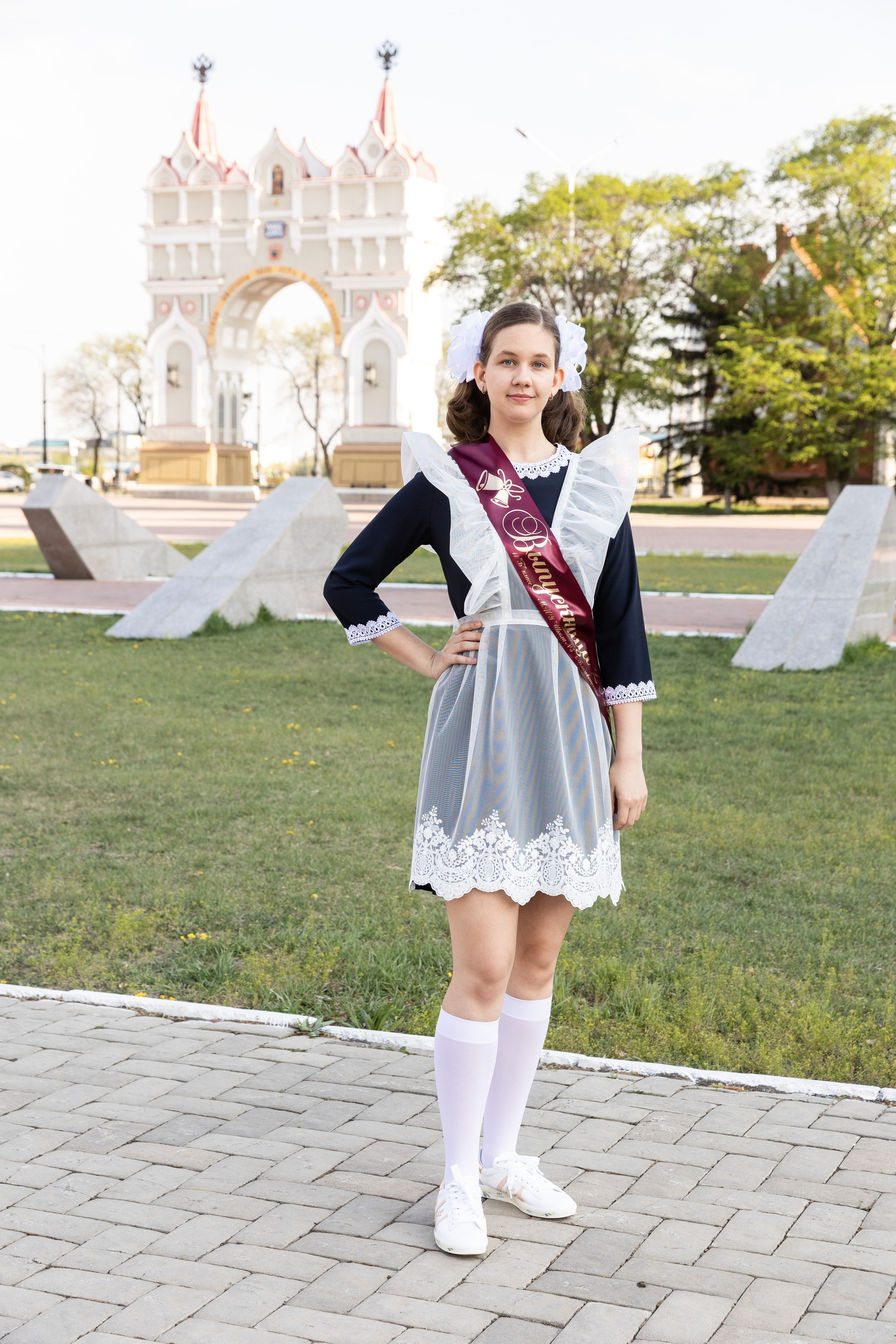 Выездная съёмка «Последний звонок». Семейный, детский, школьный фотограф в Благовещенске Яна Белоусова