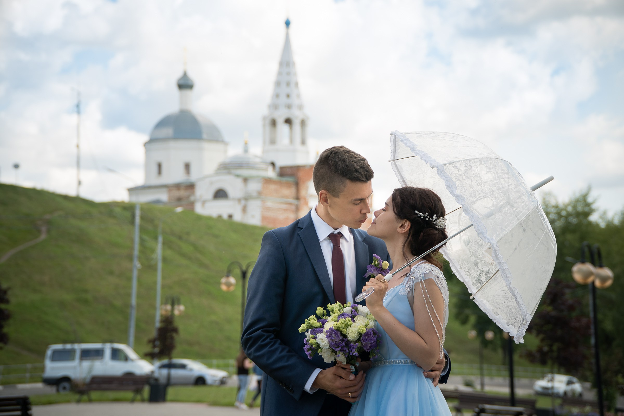 Прогулка по Серпухову. Свадебная фотосъёмка в Москве, Туле