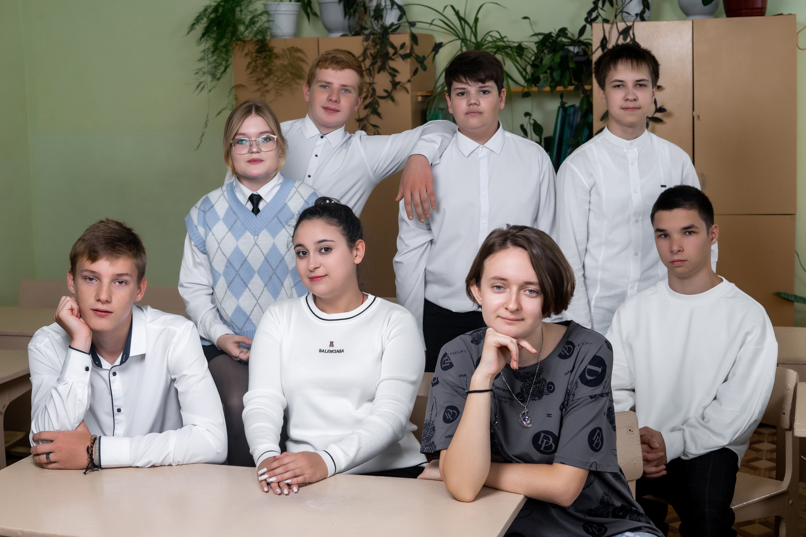 Групповая сьемка в школе. Ольга Плаксина фотограф в Саратове