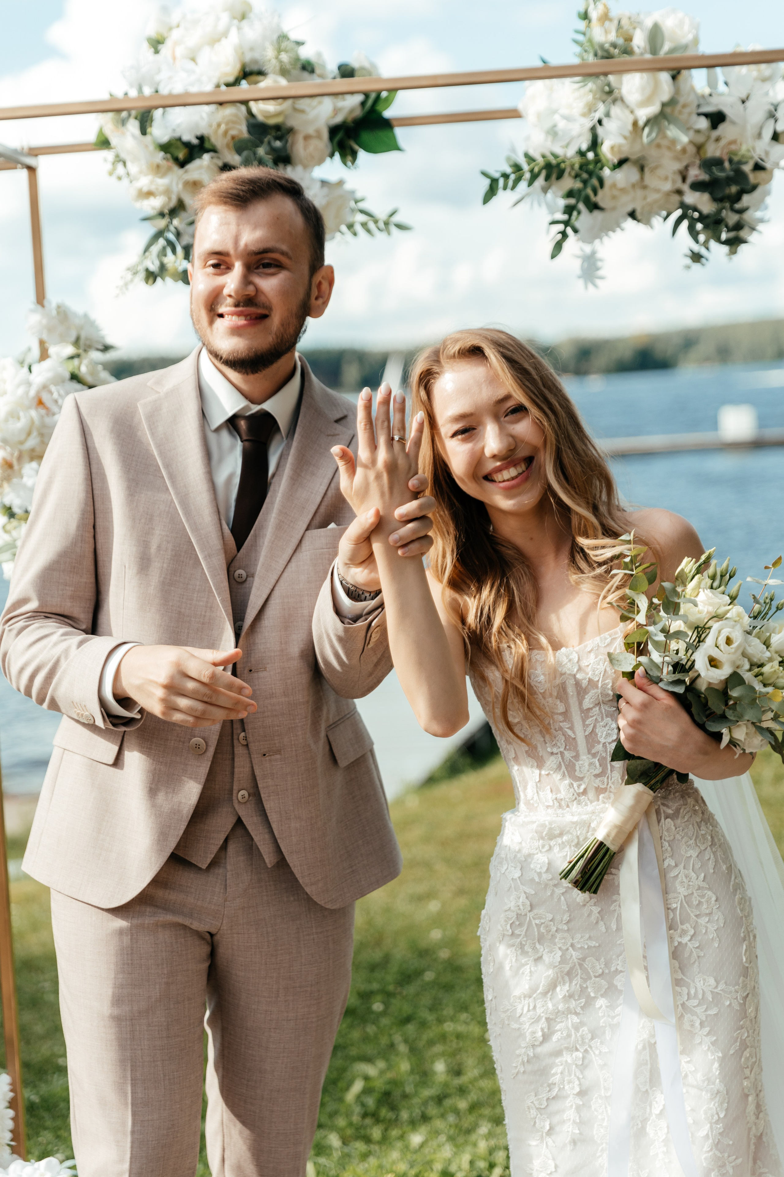 Мария и Александр | Radisson | Rodina Yaht Club. Свадебный фотограф Ангелина Зотова | Обнинск, Москва, Калуга