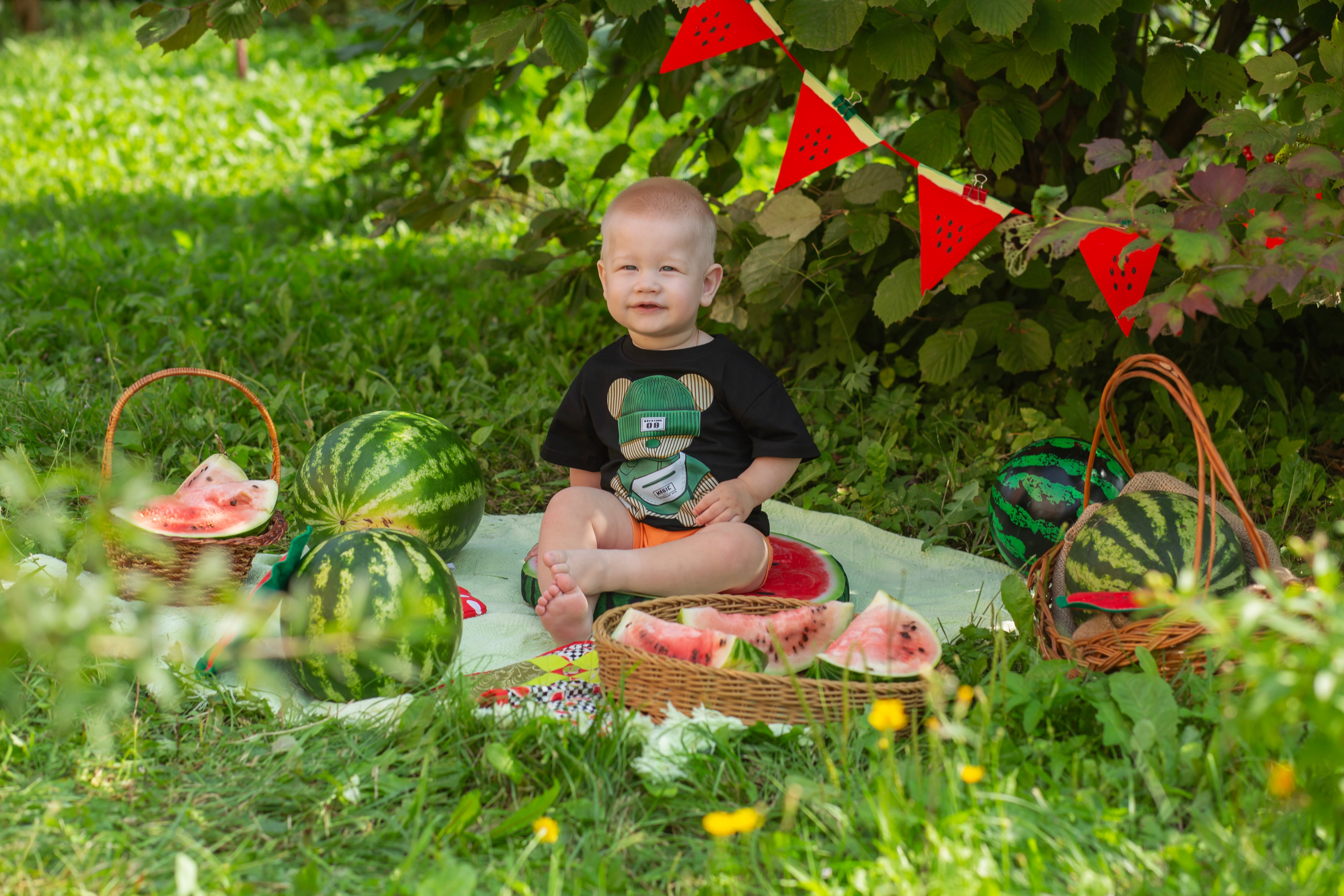 Арбузный фотодень в Жк Красногорский. Семейный и детский фотограф в Москве и МО — Александра