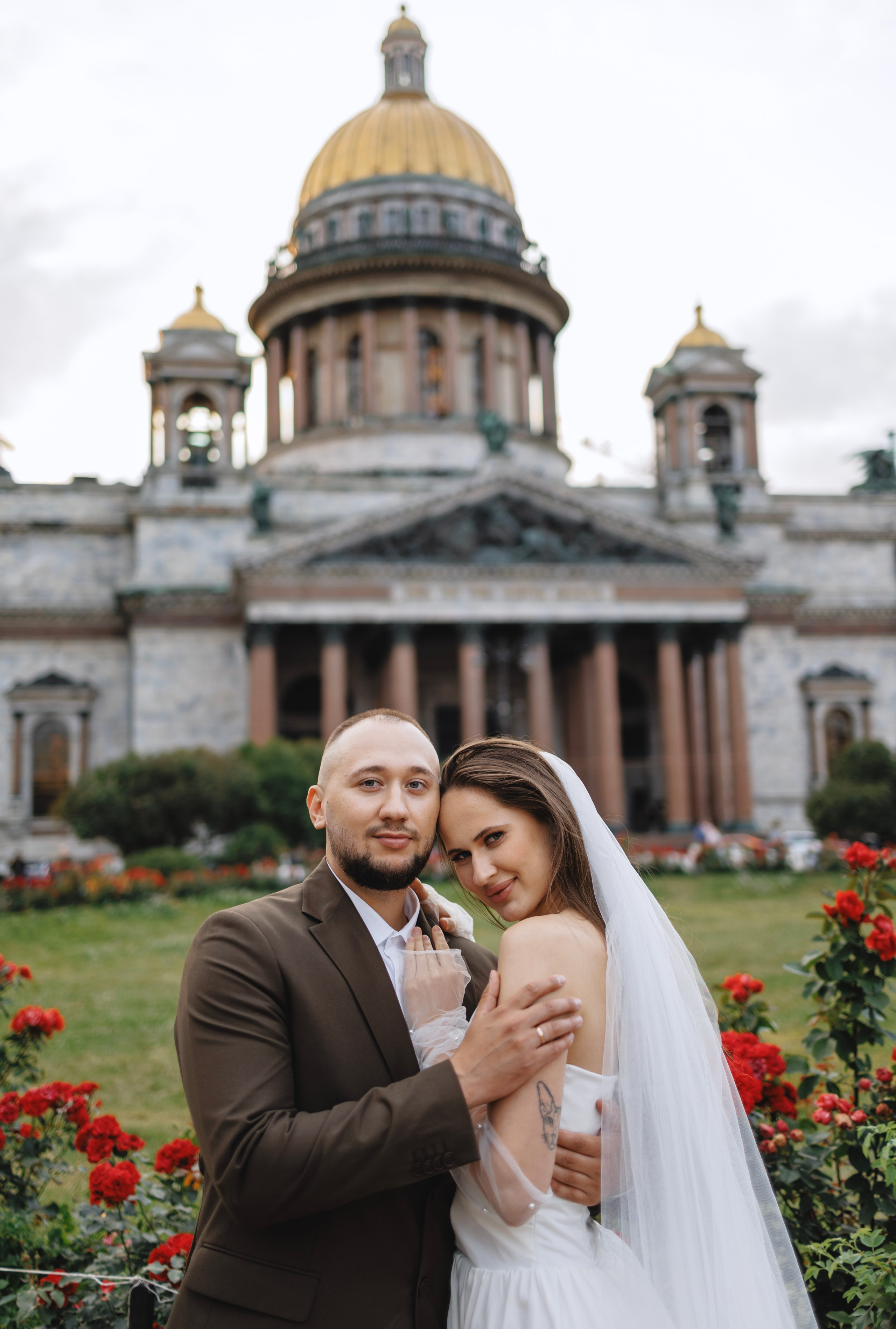 Руслан и Виолетта — Исаакий, Зимняя канавка. Боженова Елена фотограф Санкт-Петербург