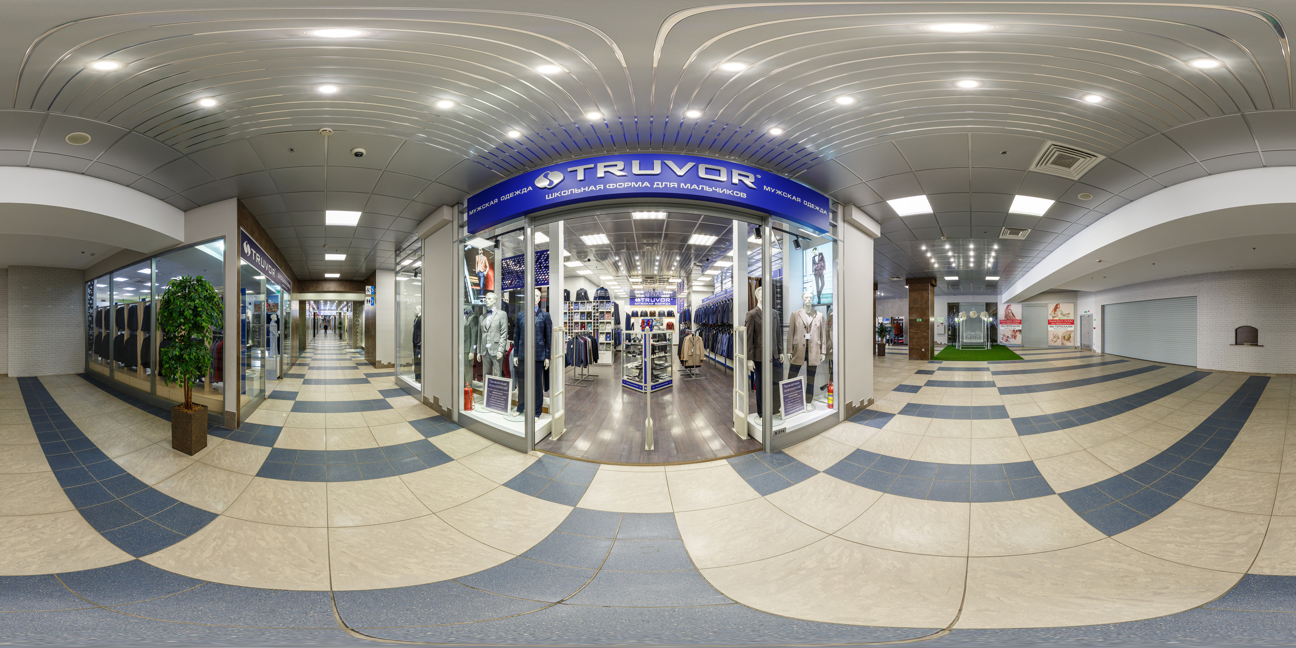 Магазин мужской одежды Truvor. Сергей Гусев — спортивная фотография, виртуальные туры, 3д панорамы