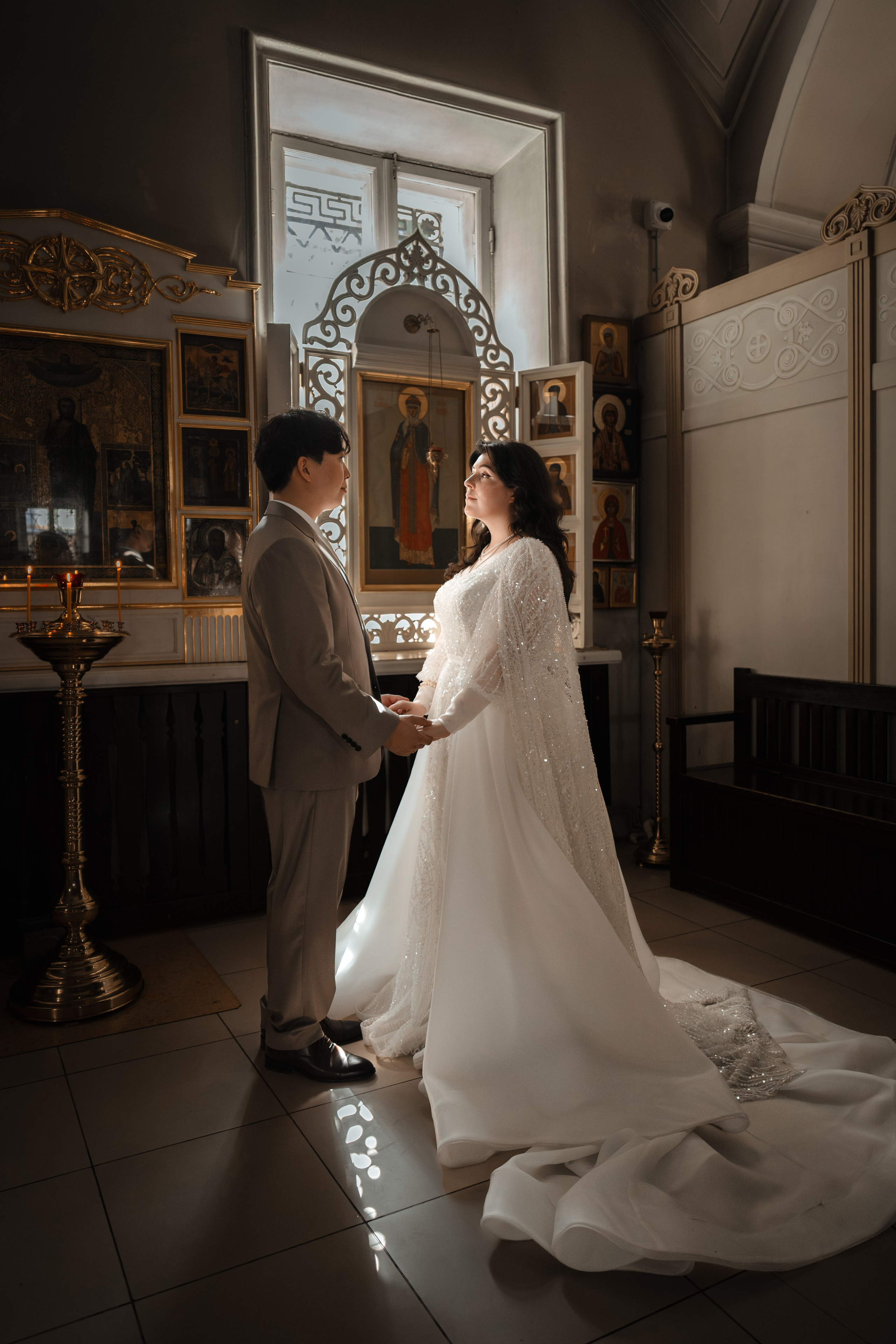 Венчание Марии и Ивана. Фото- и видеосъёмка крещения и венчания. Фотограф на крещение Москва