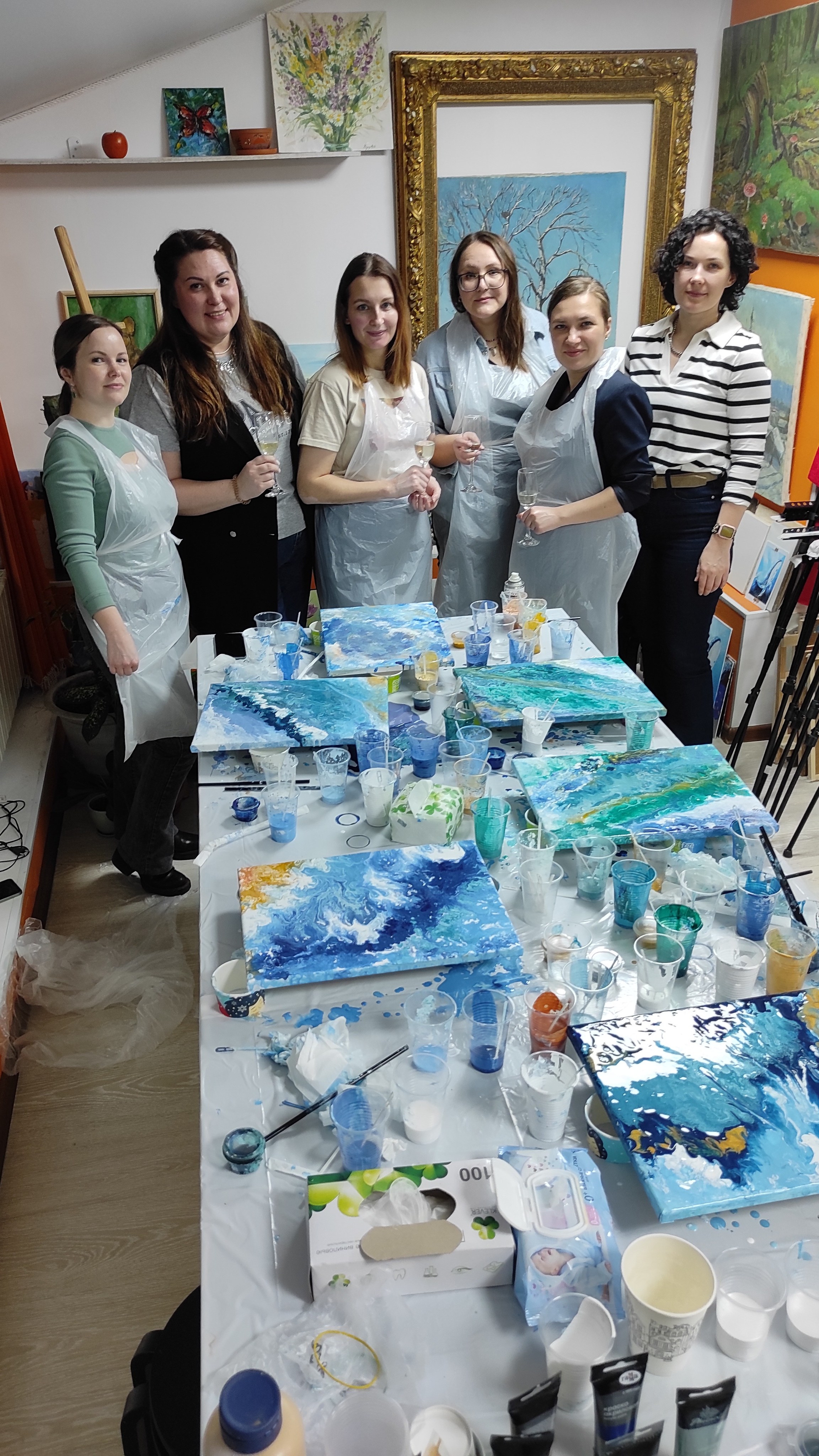 Арт-вечеринки. Арт-вечеринки и мастер-классы в Москве для взрослых и детей