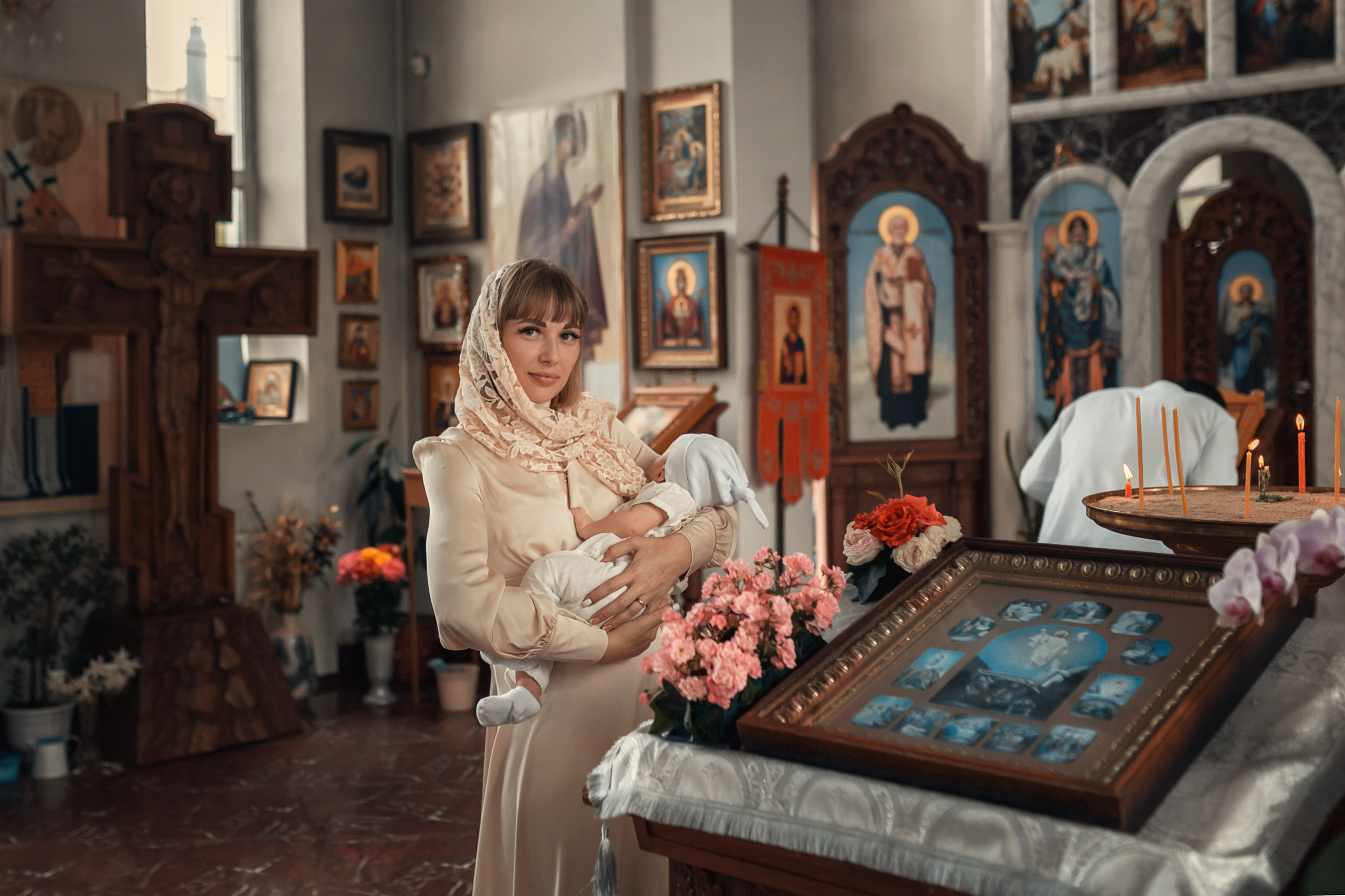 Крещение Даниила. Семейный и детский фотограф Екатерина Савёлова
