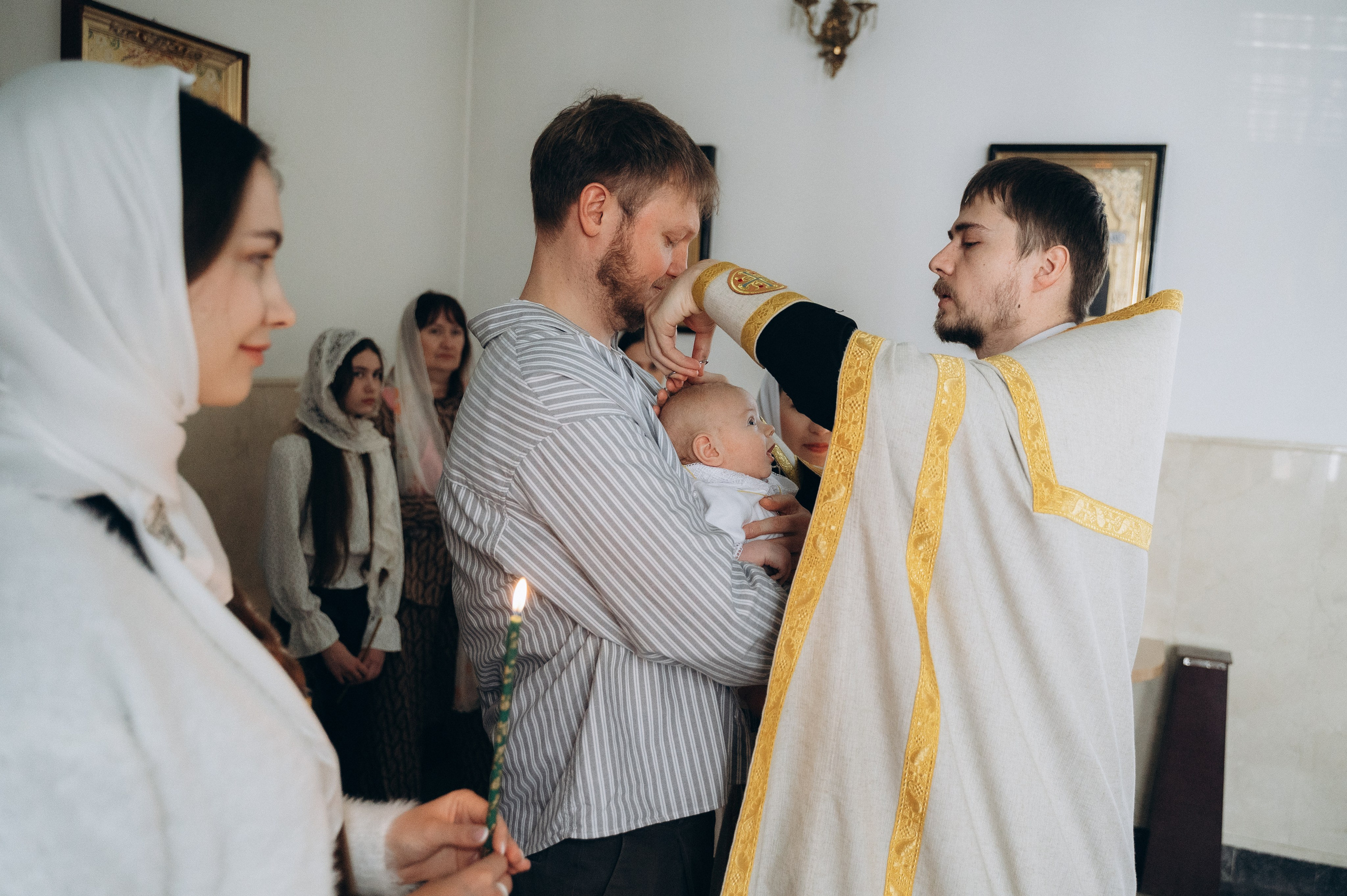 Крещение Артура (Храм Марии Магдалины). Семейный фотограф в Минске Дарья Дреко