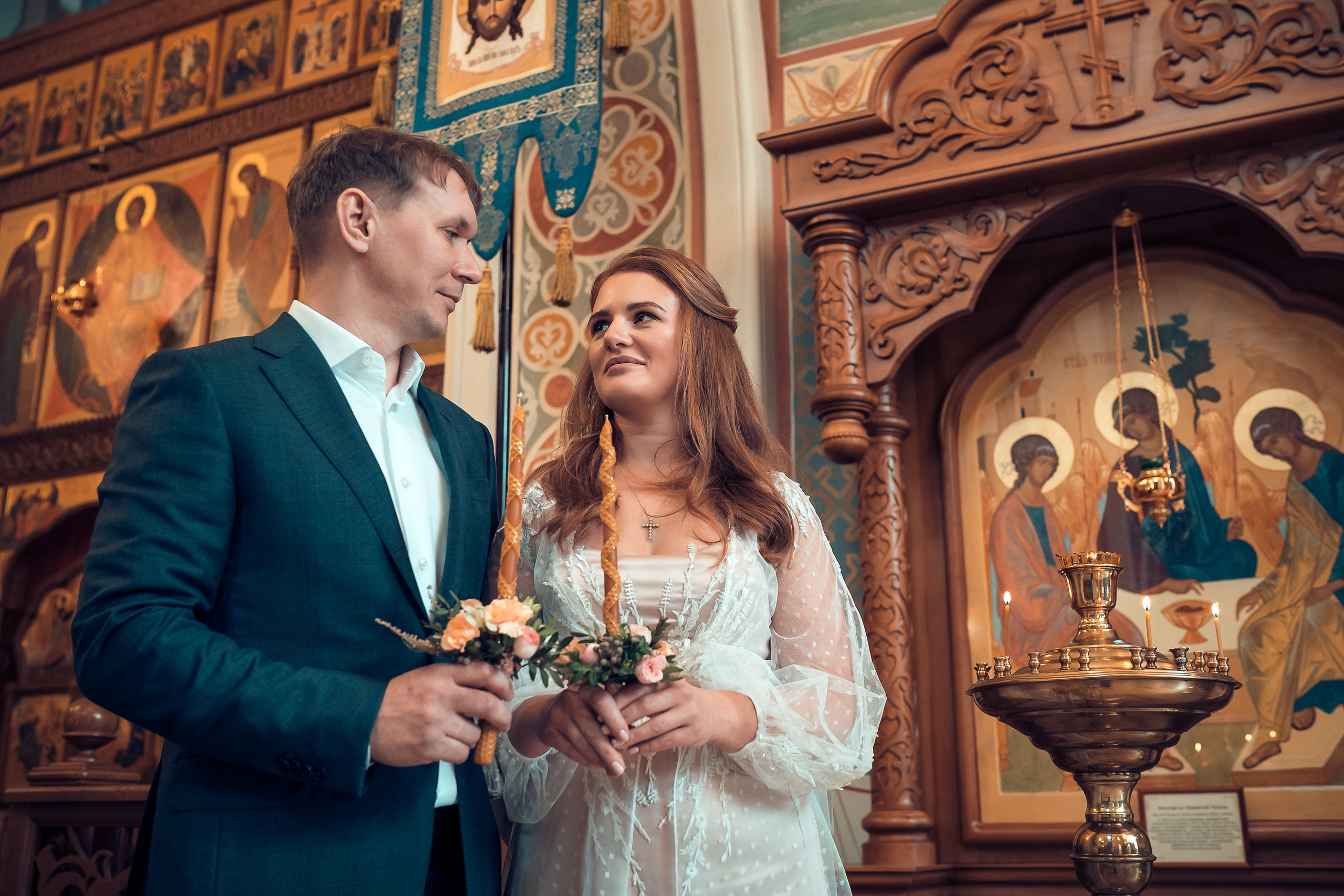 Венчание Антона и Светланы Храм Иоанна Предтечи. Фотограф на Крещение и Венчание в Красноярске Рамазанова Юлия