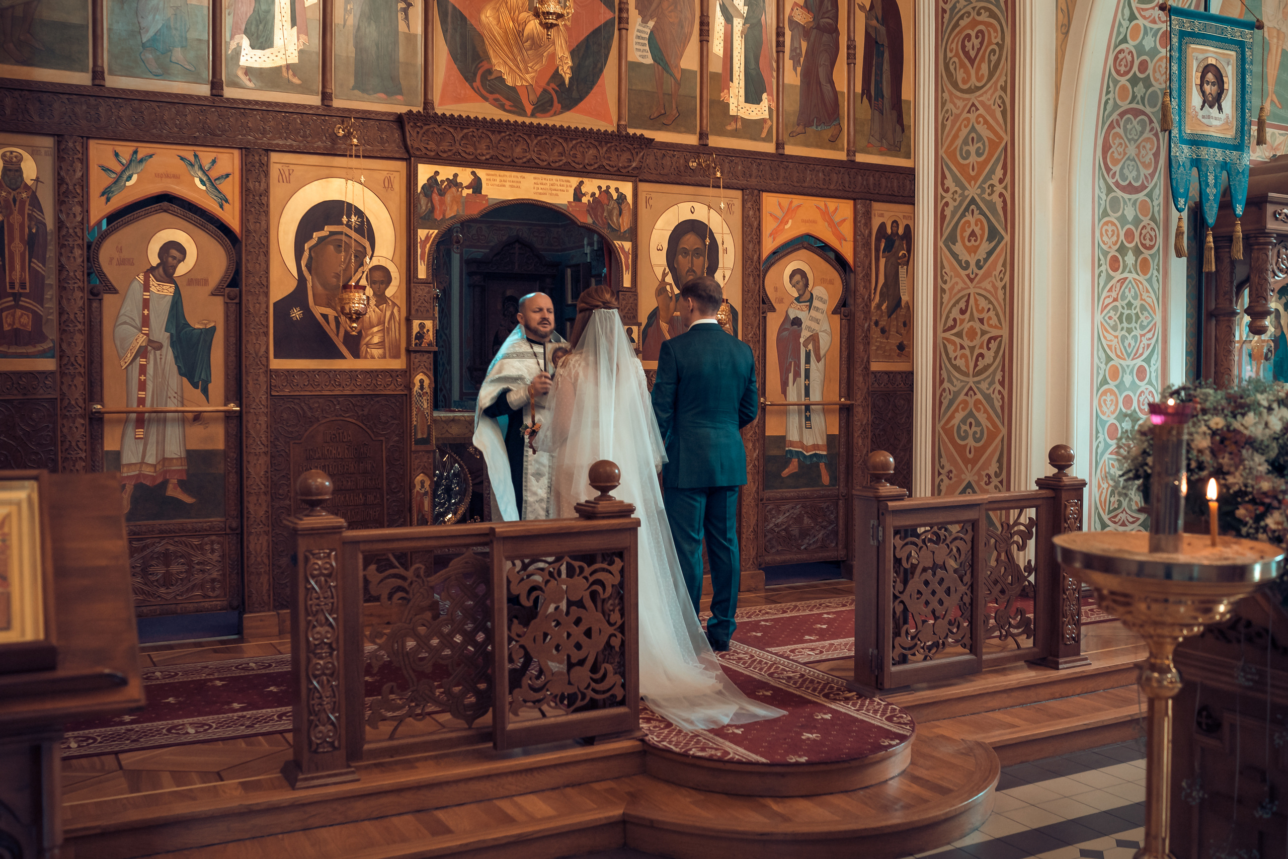 Венчание Антона и Светланы Храм Иоанна Предтечи. Фотограф на Крещение и Венчание в Красноярске Рамазанова Юлия