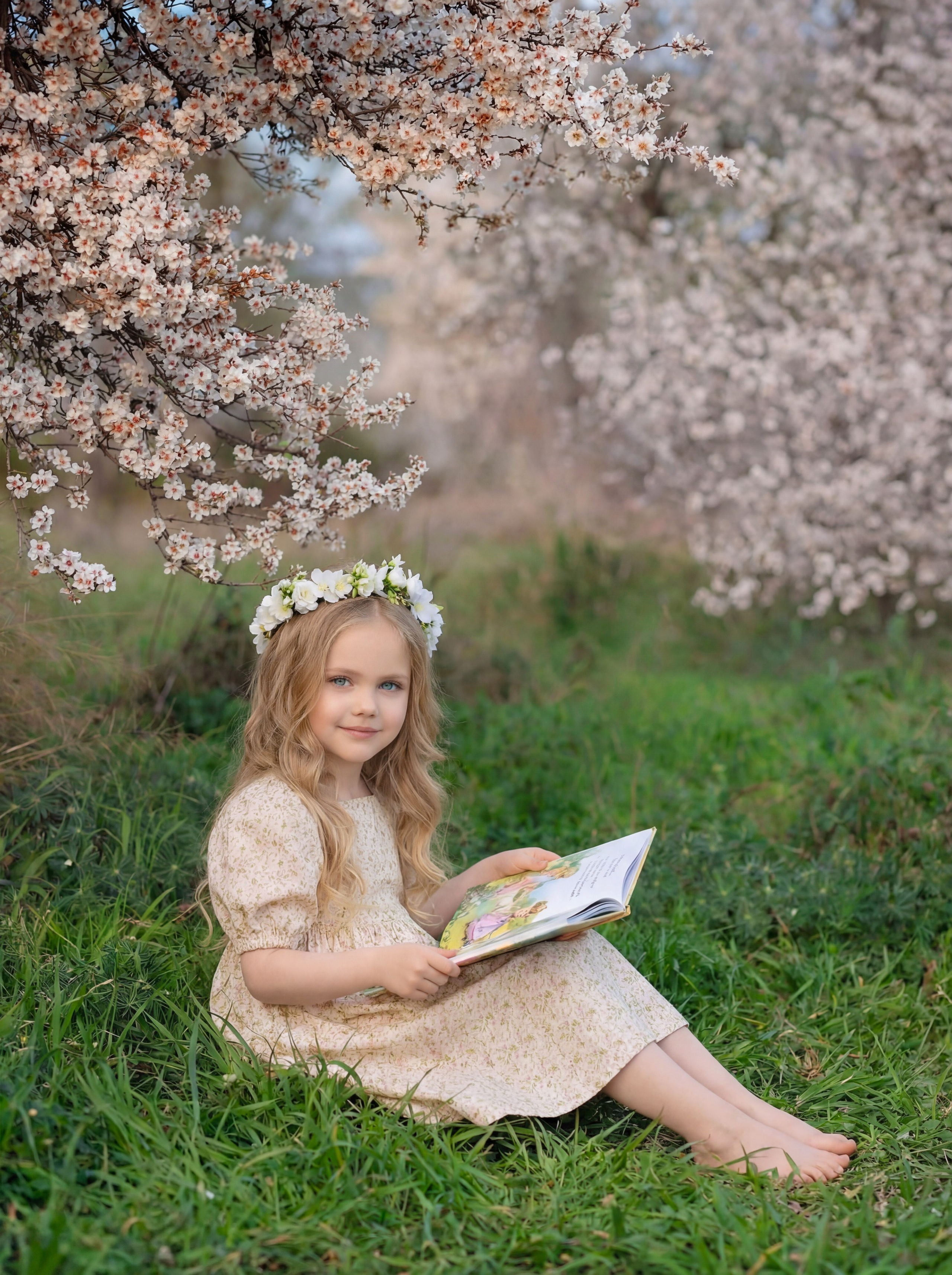 Цветущий сад. Детская фотостудия Москва