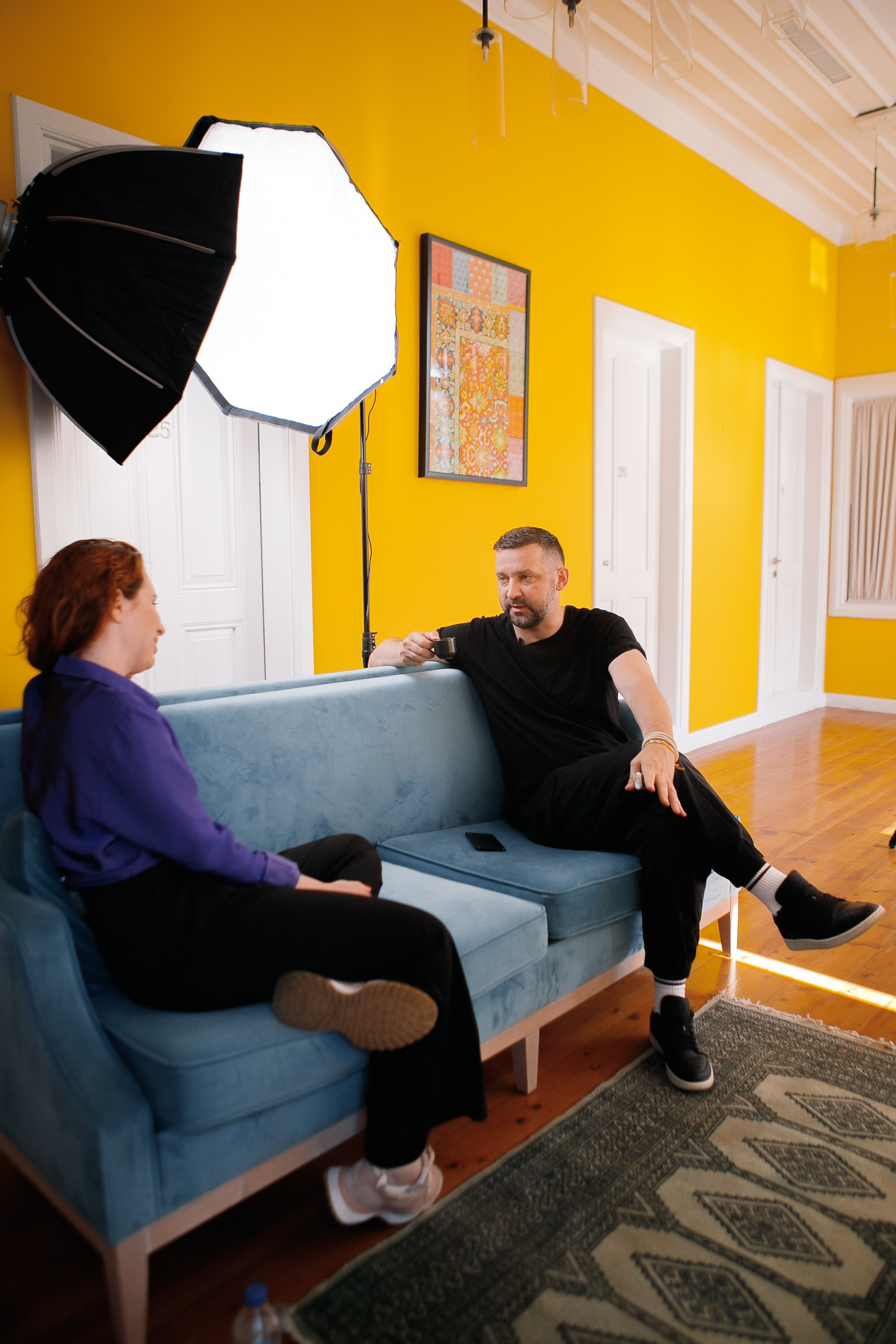 Интервью Ирины Шихман с Русланом Белым. Фотограф Анастасия Кулешова