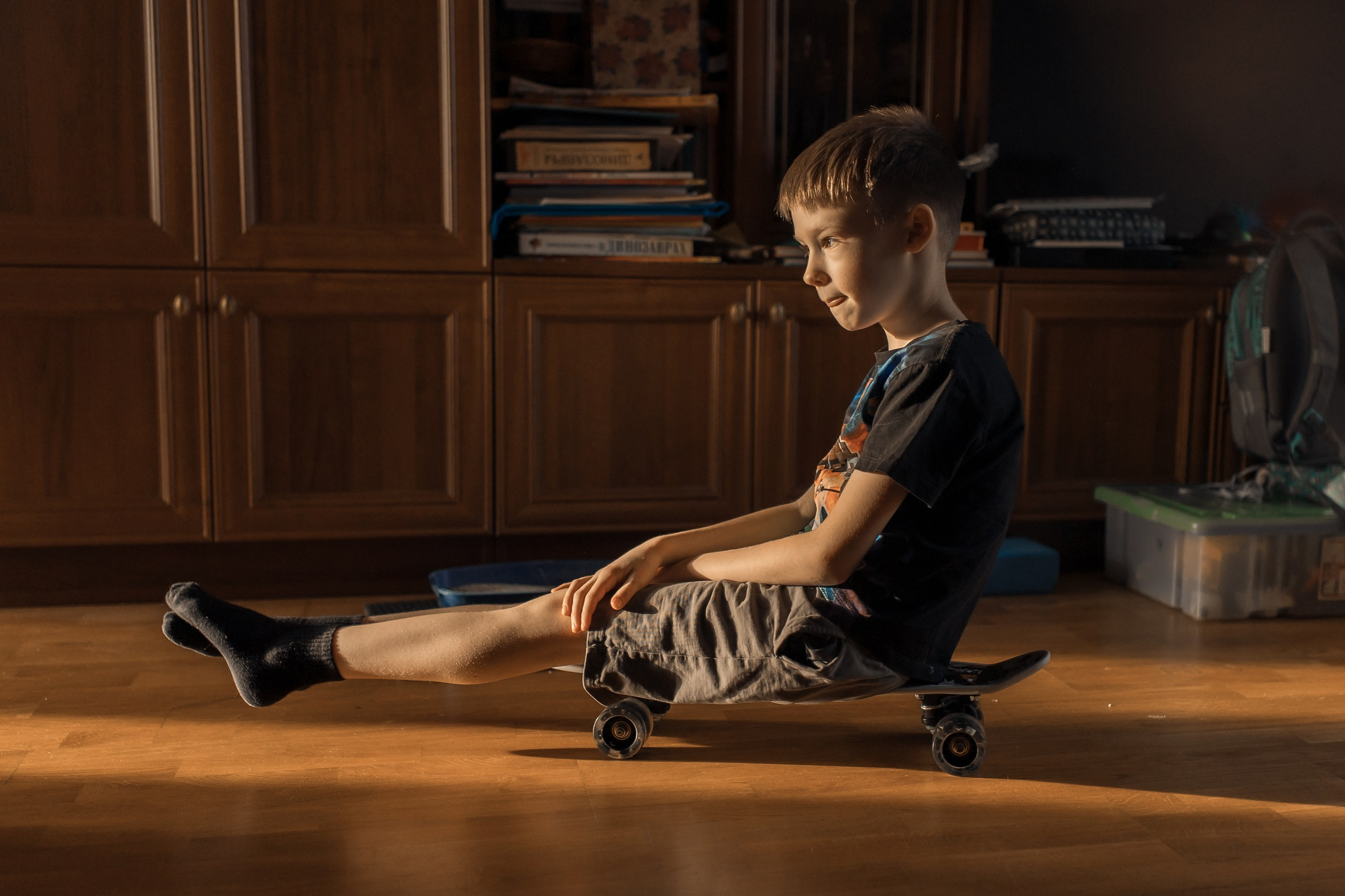 Мальчик, кот и Человек-паук. Семейный фотограф в Москве Марина Аргунова