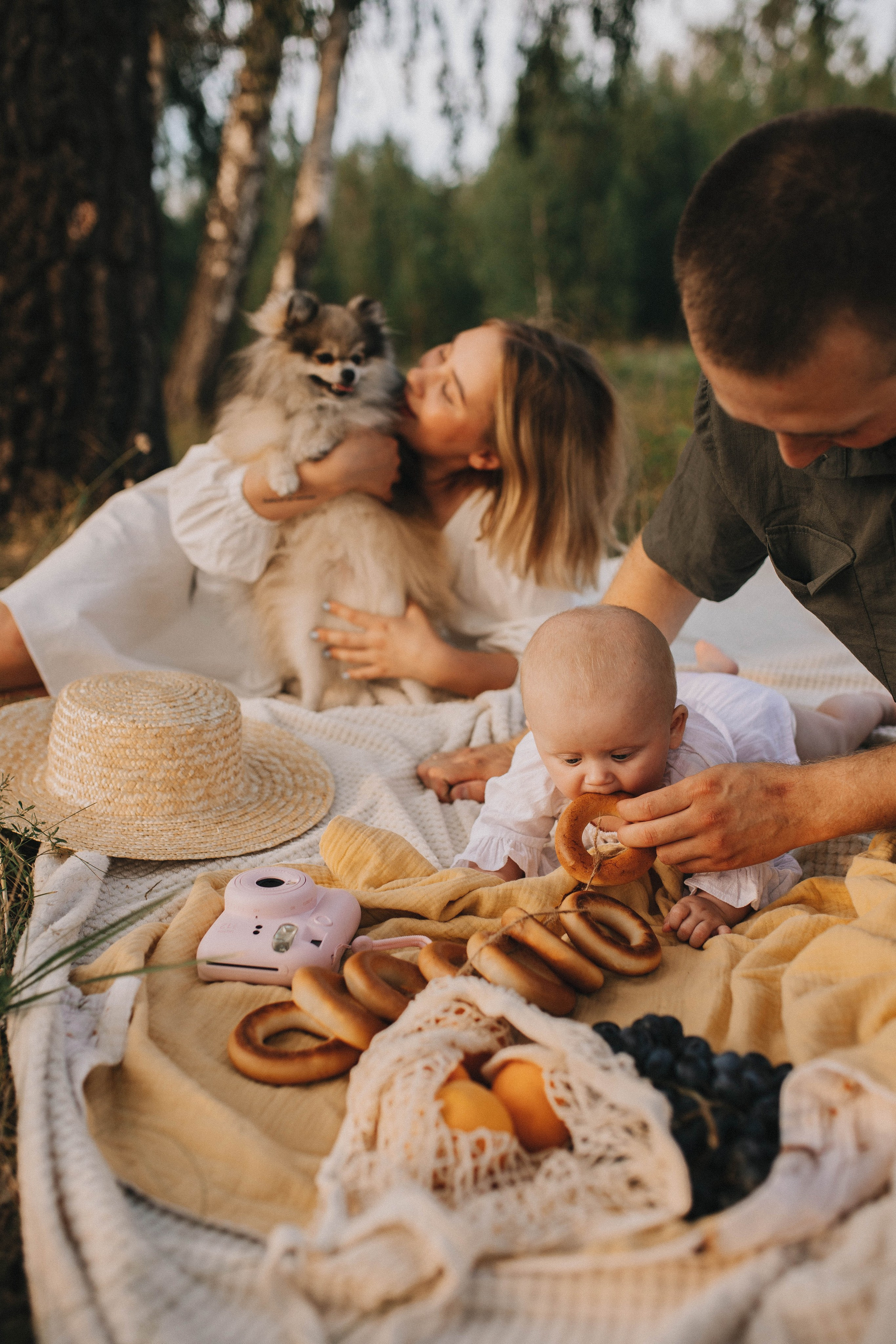 Семейный вечер в деревне. Свадебный фотограф Новосибирск