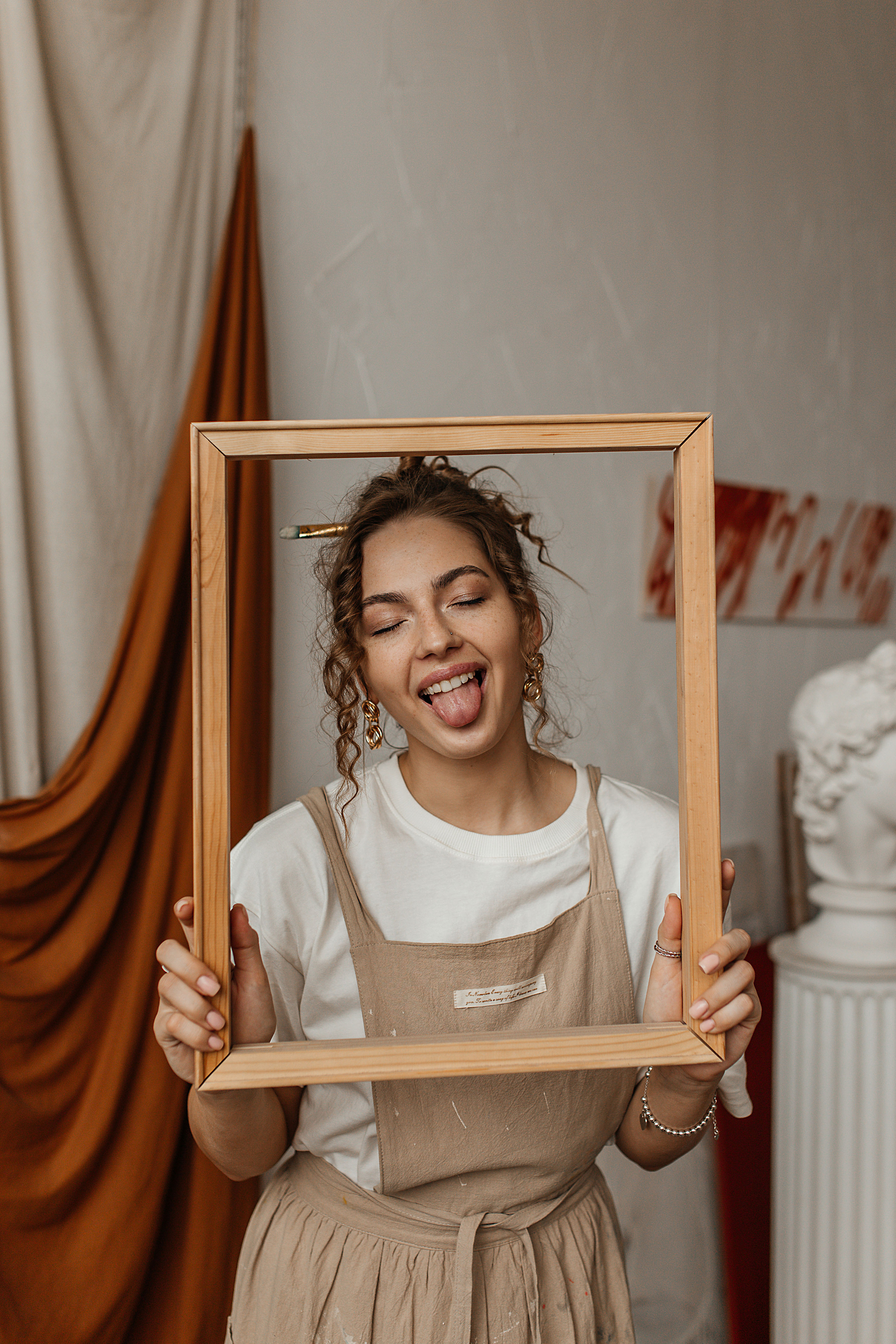 В мастерской художницы. Фотограф в Санкт-Петербурге Гранкина Мария