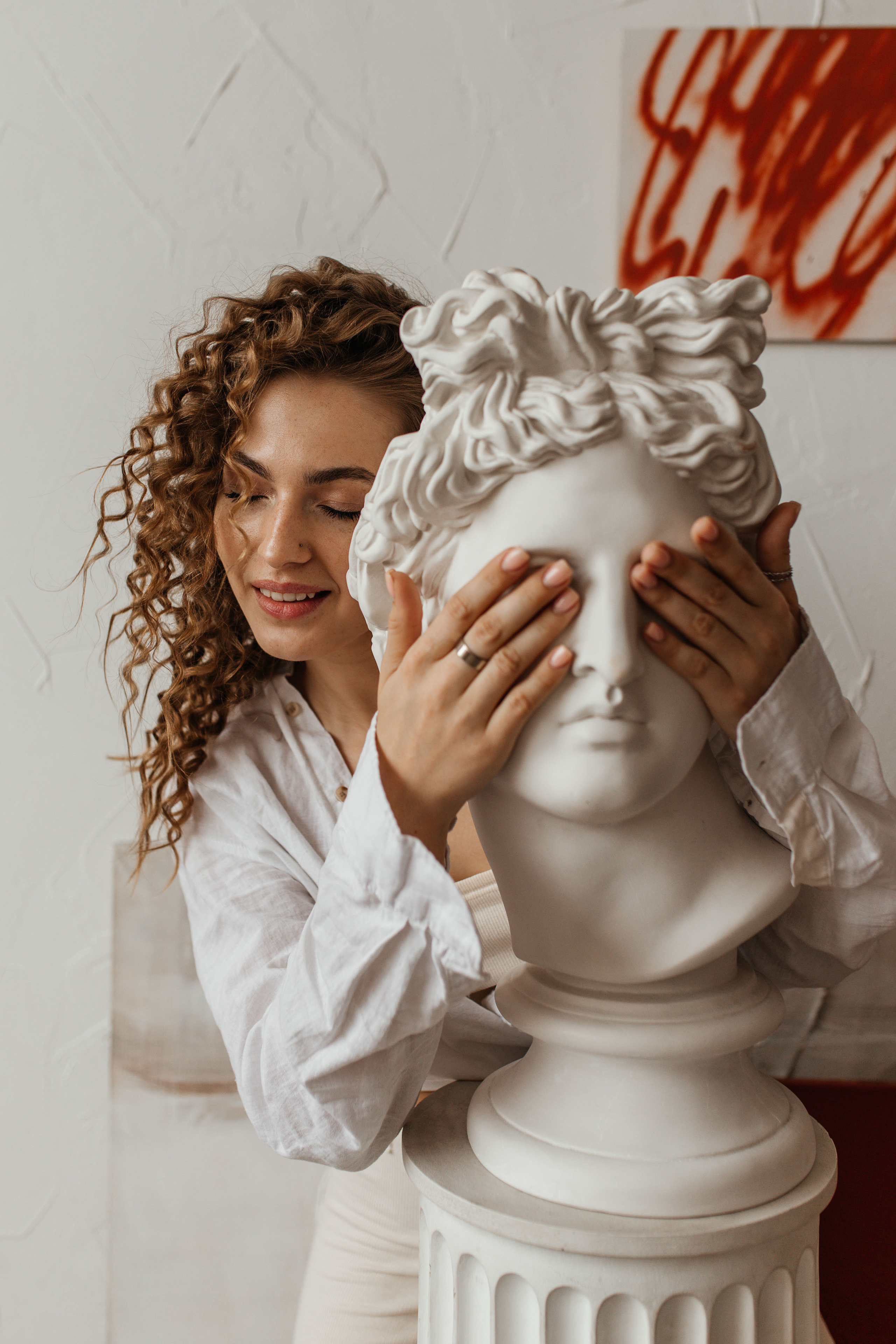 В мастерской художницы. Фотограф в Санкт-Петербурге Гранкина Мария