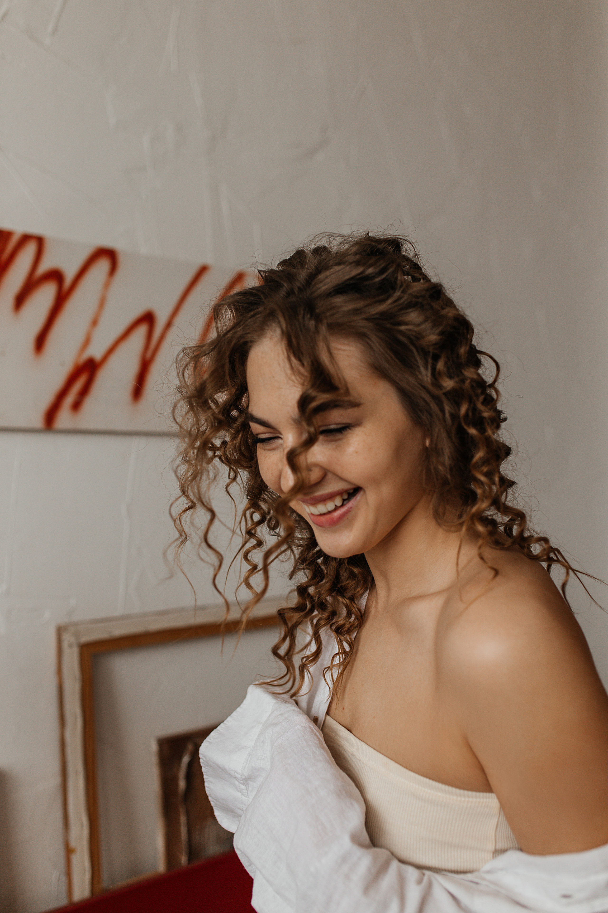 В мастерской художницы. Фотограф в Санкт-Петербурге Гранкина Мария