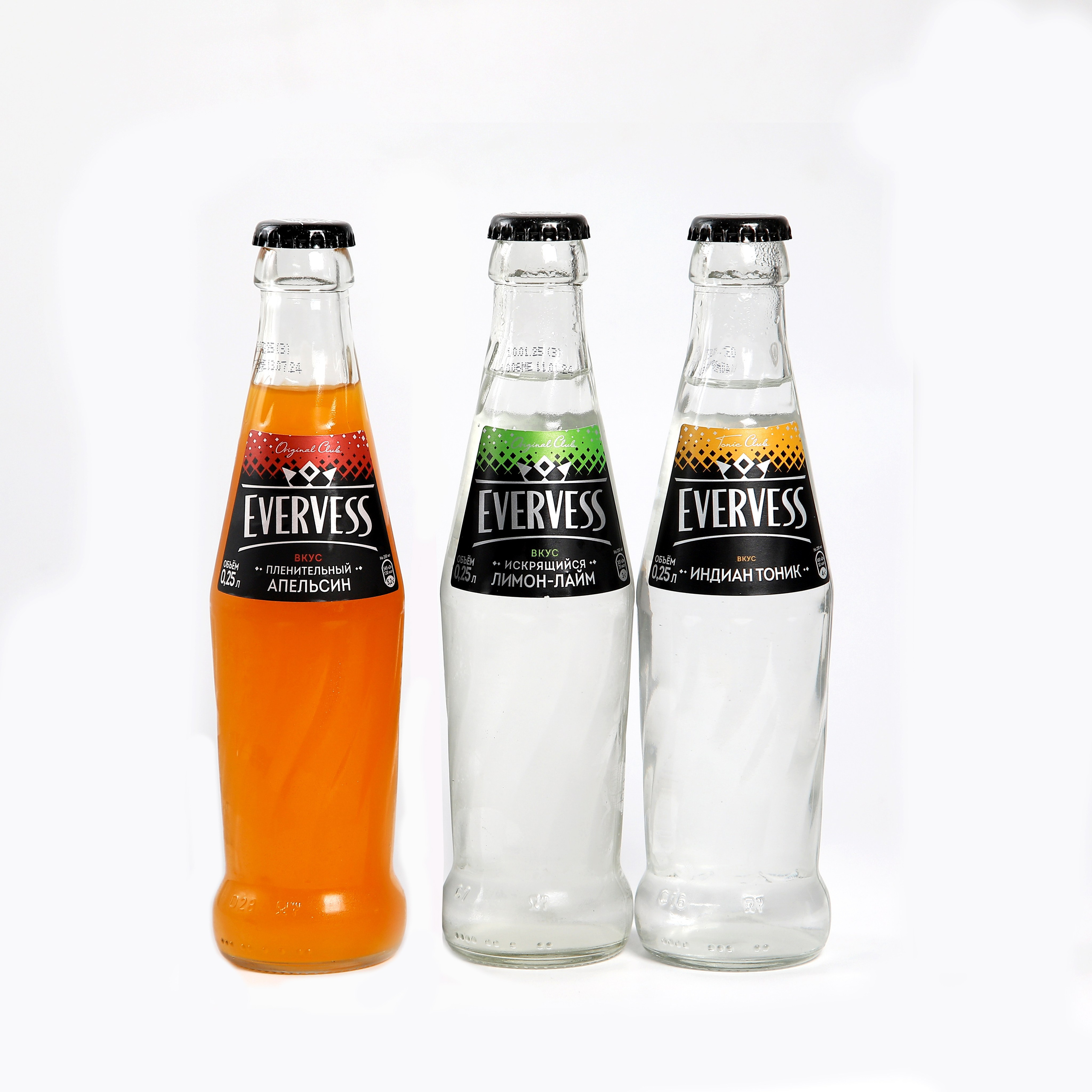 Фуд-фотография набора Evervess (апельсин, тоник, классика).