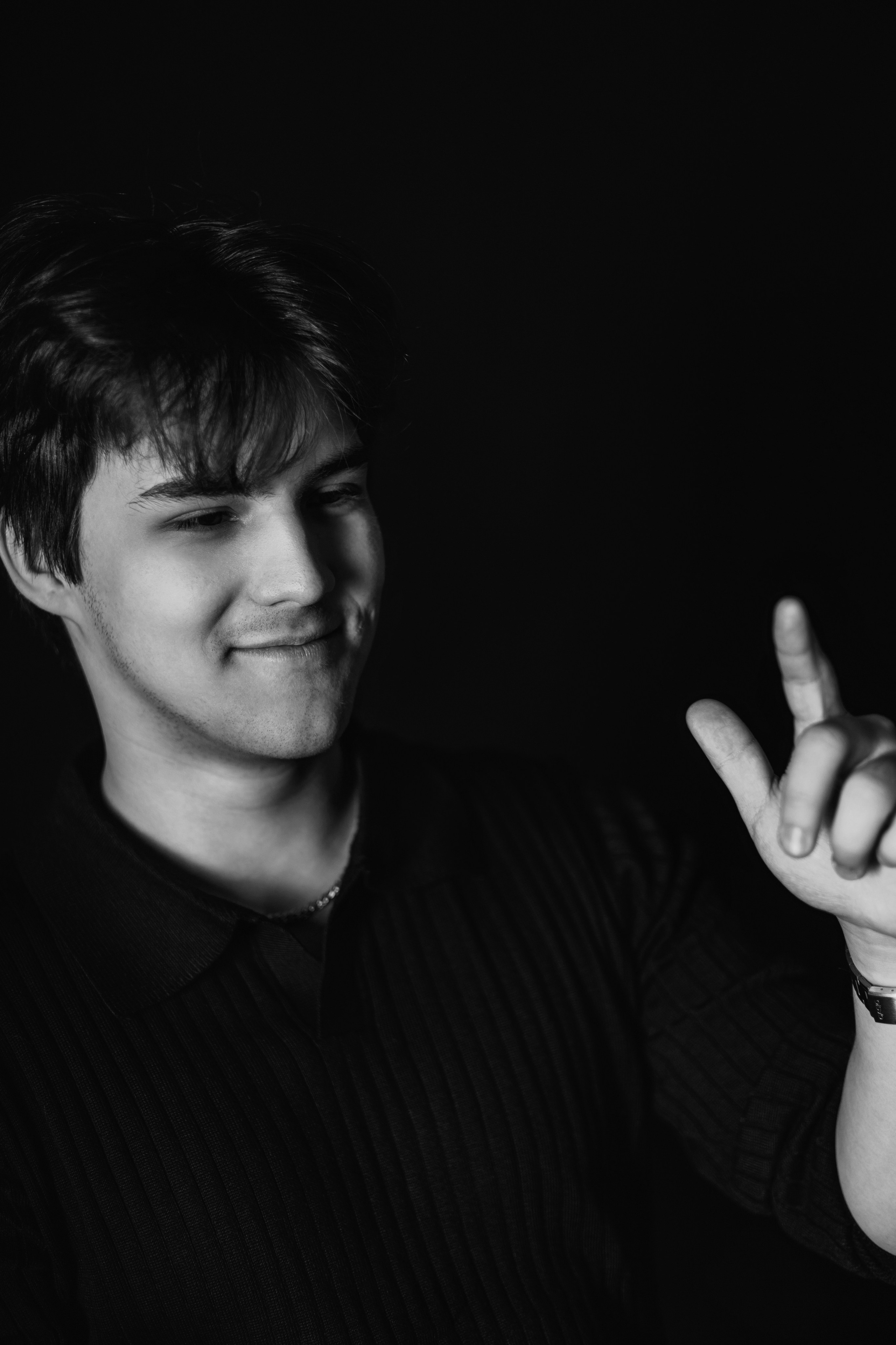 Чёрно-белый портрет. Фотограф Александра Кузуб Санкт-Петербург