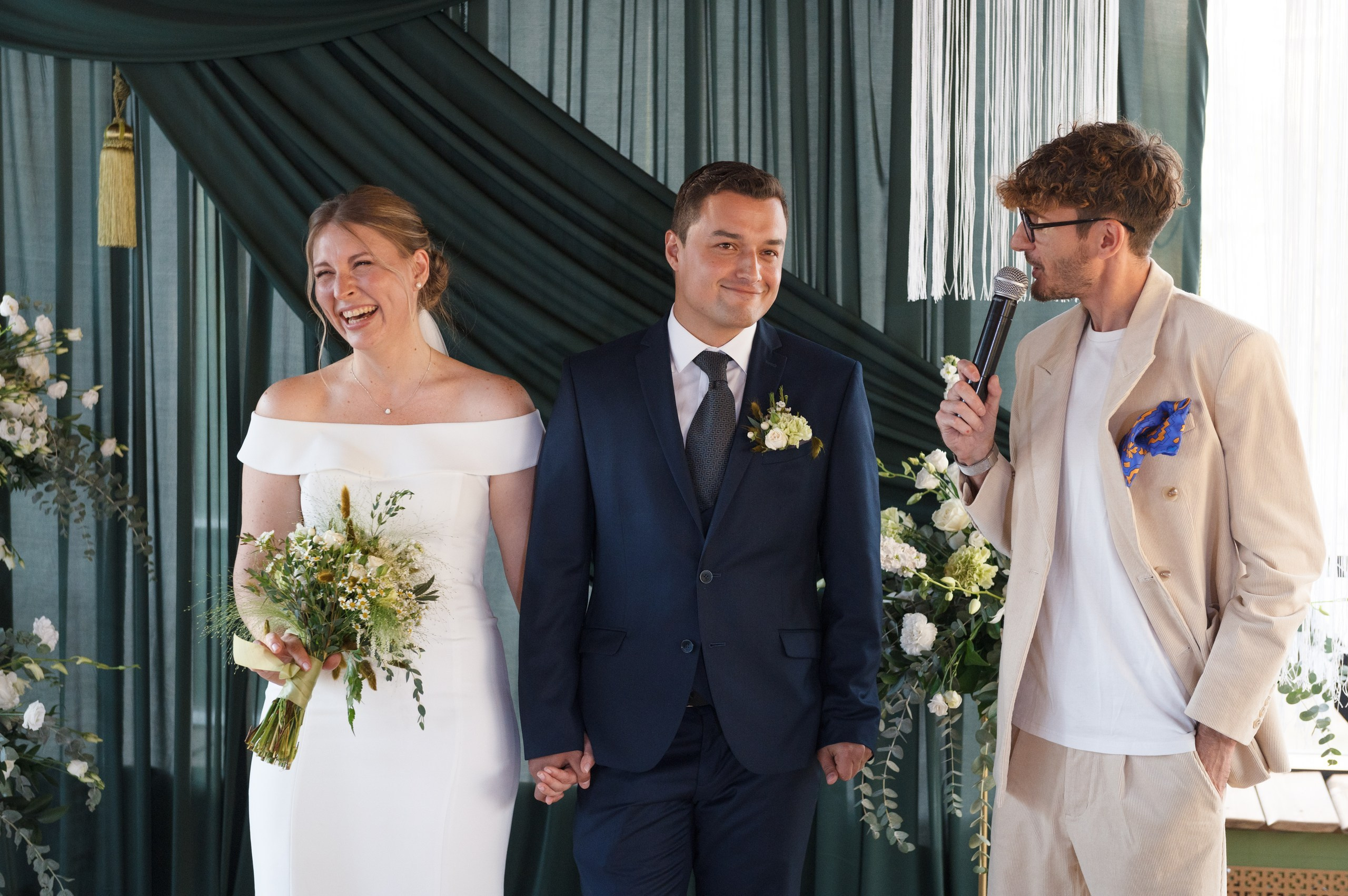 Свадьба в ресторане Берег в Москве. Праздничное агентство ПИОН